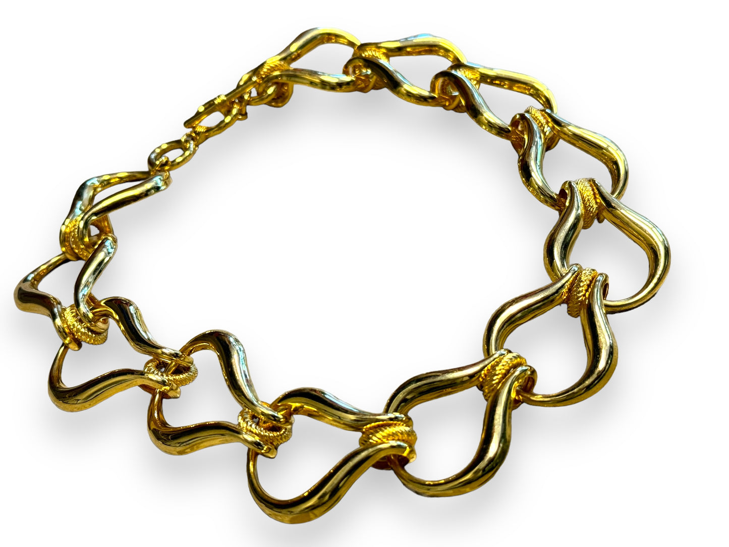 1990s Large Link Gold Chocker