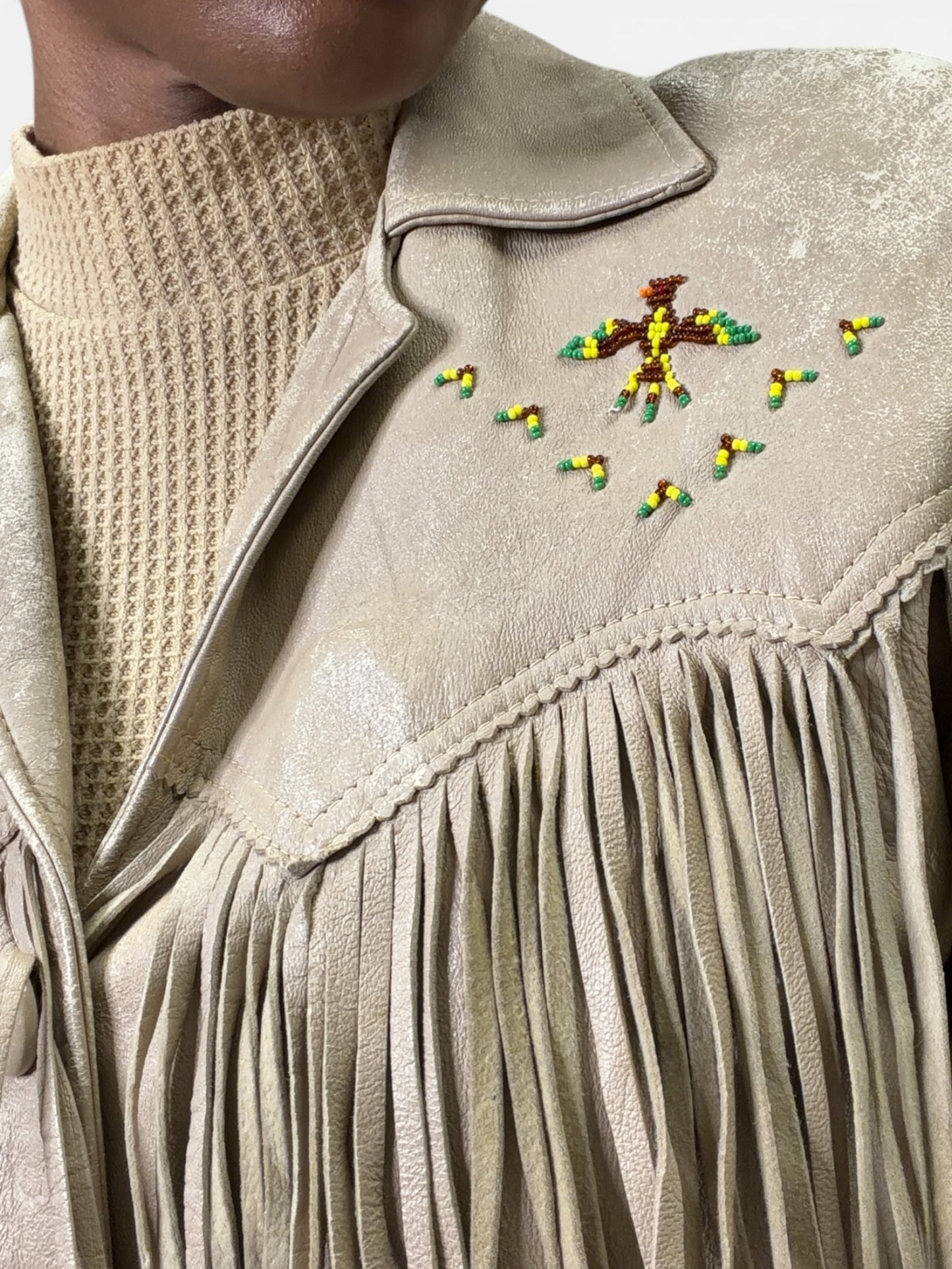 1950s/60s Broadmoor Fringe Beaded Eagle Jacket
