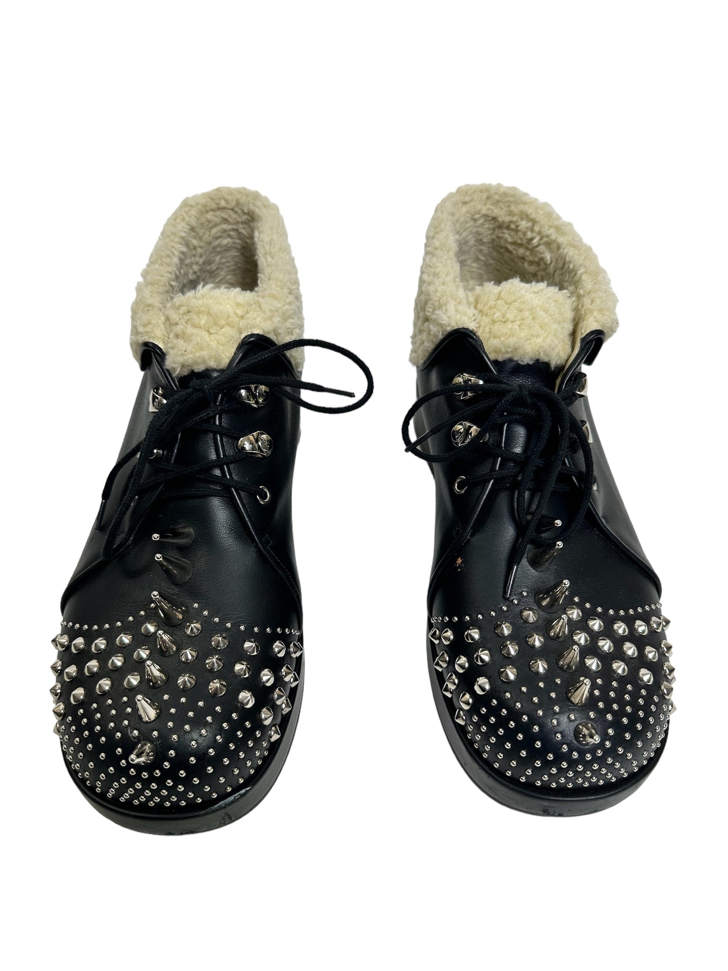 2000s Gucci Studded Shearling Boots