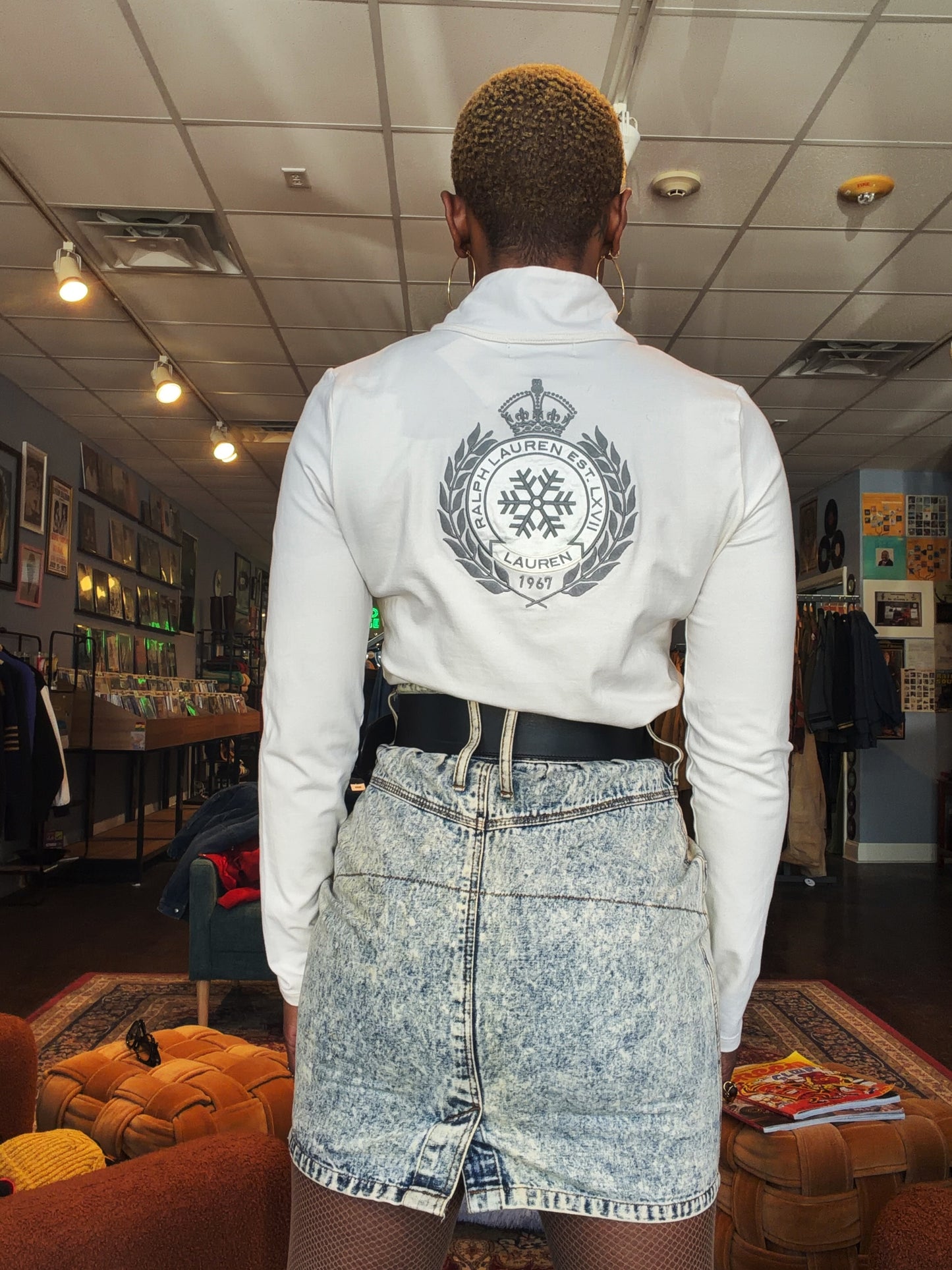 Y2K Lauren Ralph Lauren Aprés Ski Quarter Zip