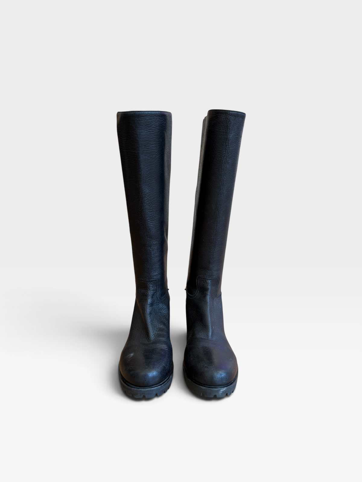 Y2K Prada Velcro Combat Boots