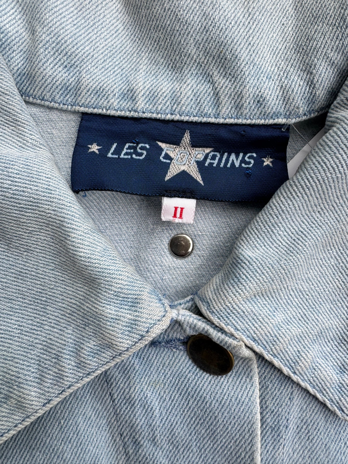 1980s Les Copains Denim Coin Jacket