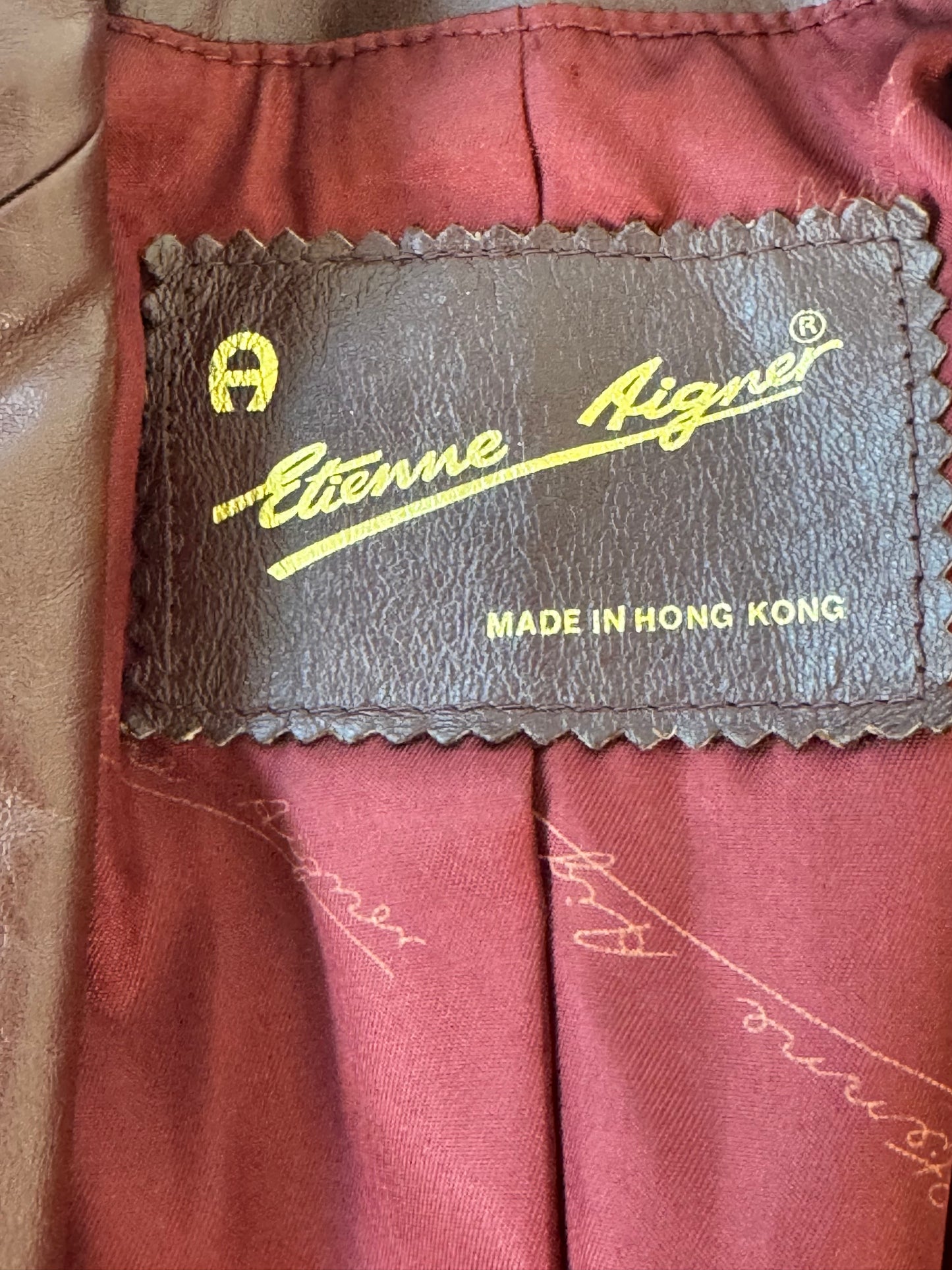 1970s Etienne Aigner Mahogany Blazer