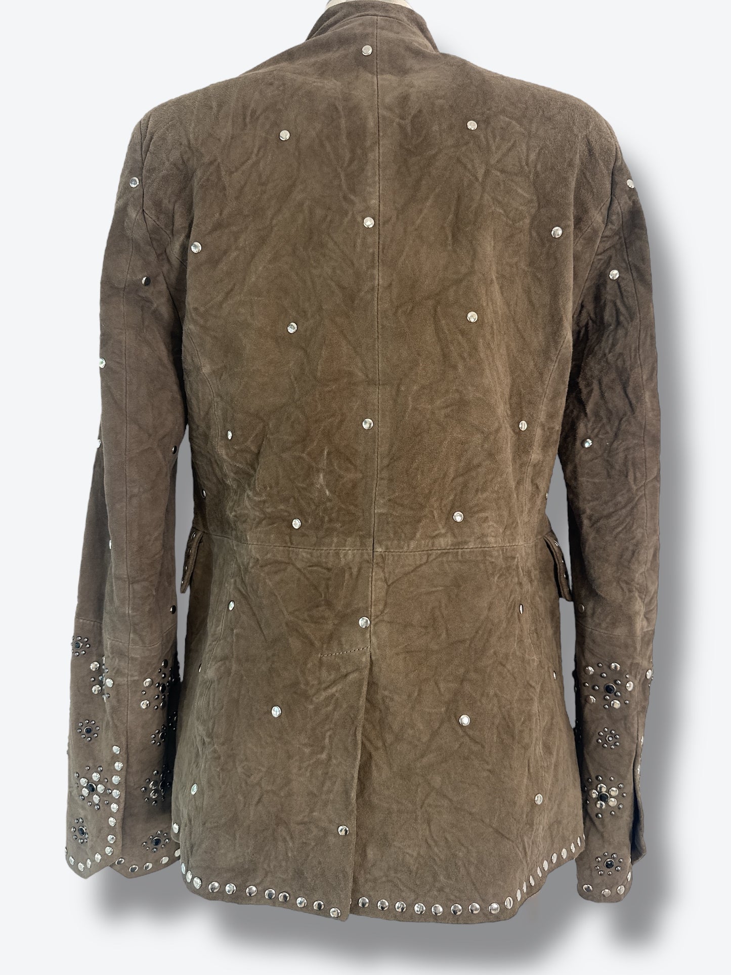 2022 Zadig & Voltaire Défilè Gray Studded Jacket