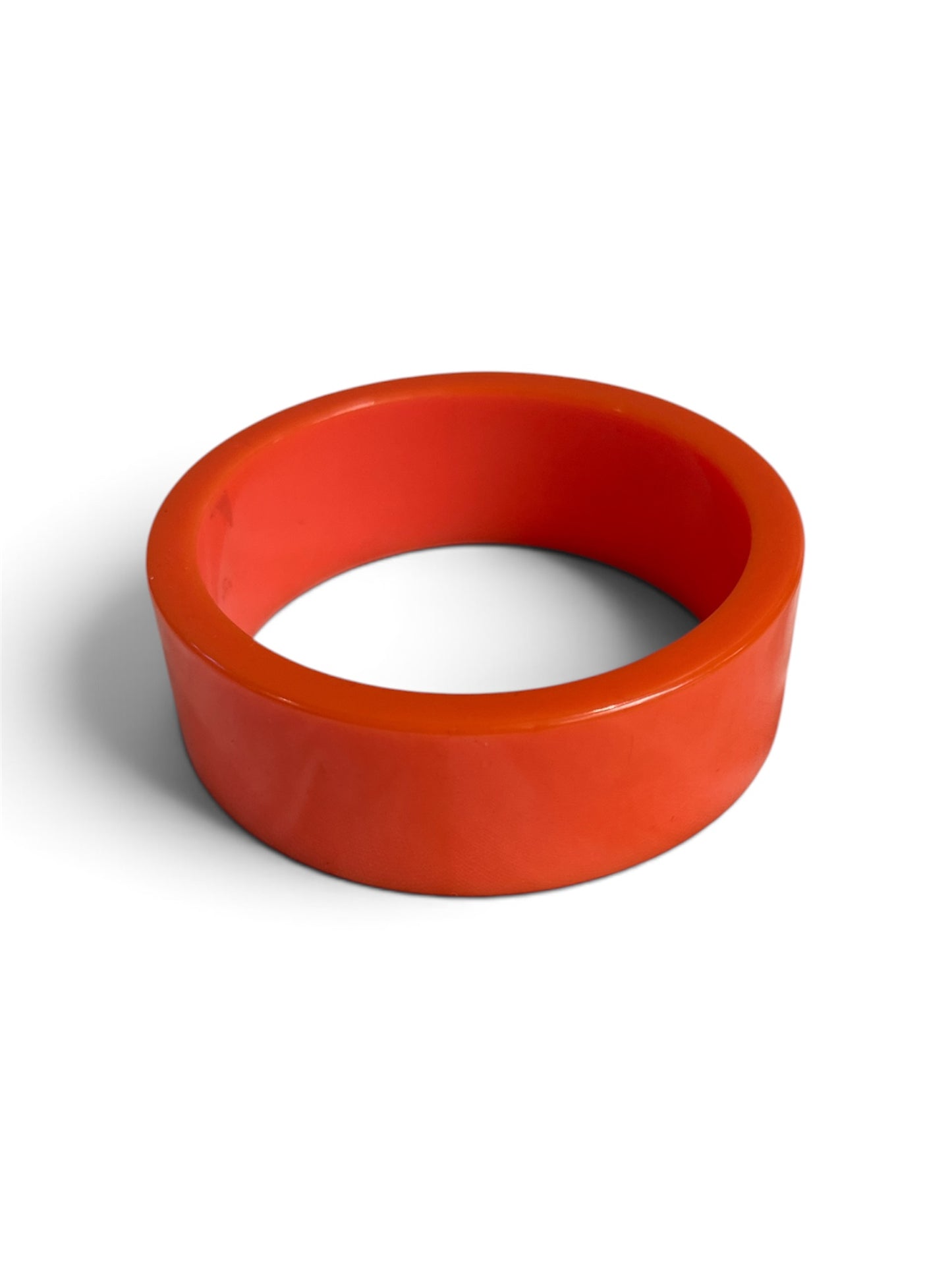 1960s Orange Bakelite Bracelet