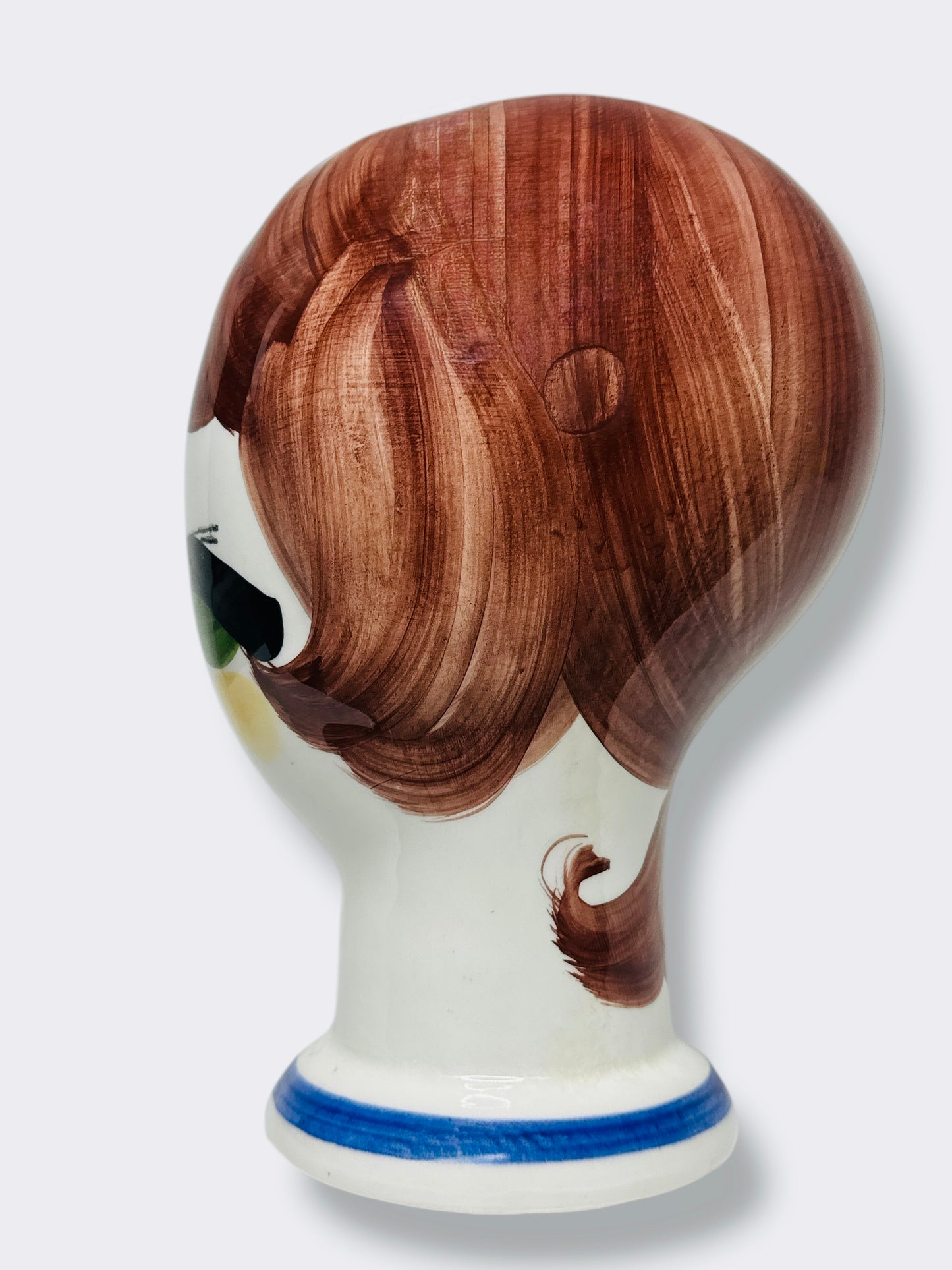 1960s/70s Signed Italian Ceramic Head