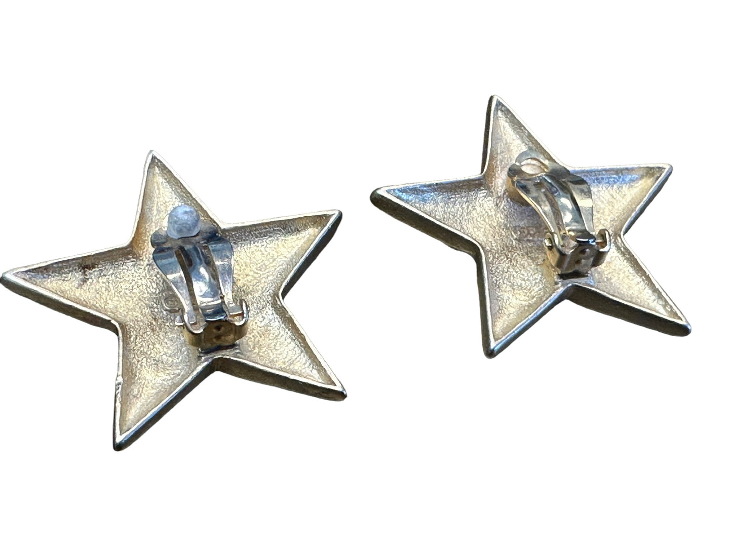 1990s “P.E.P” Large Star Clip On Earrings