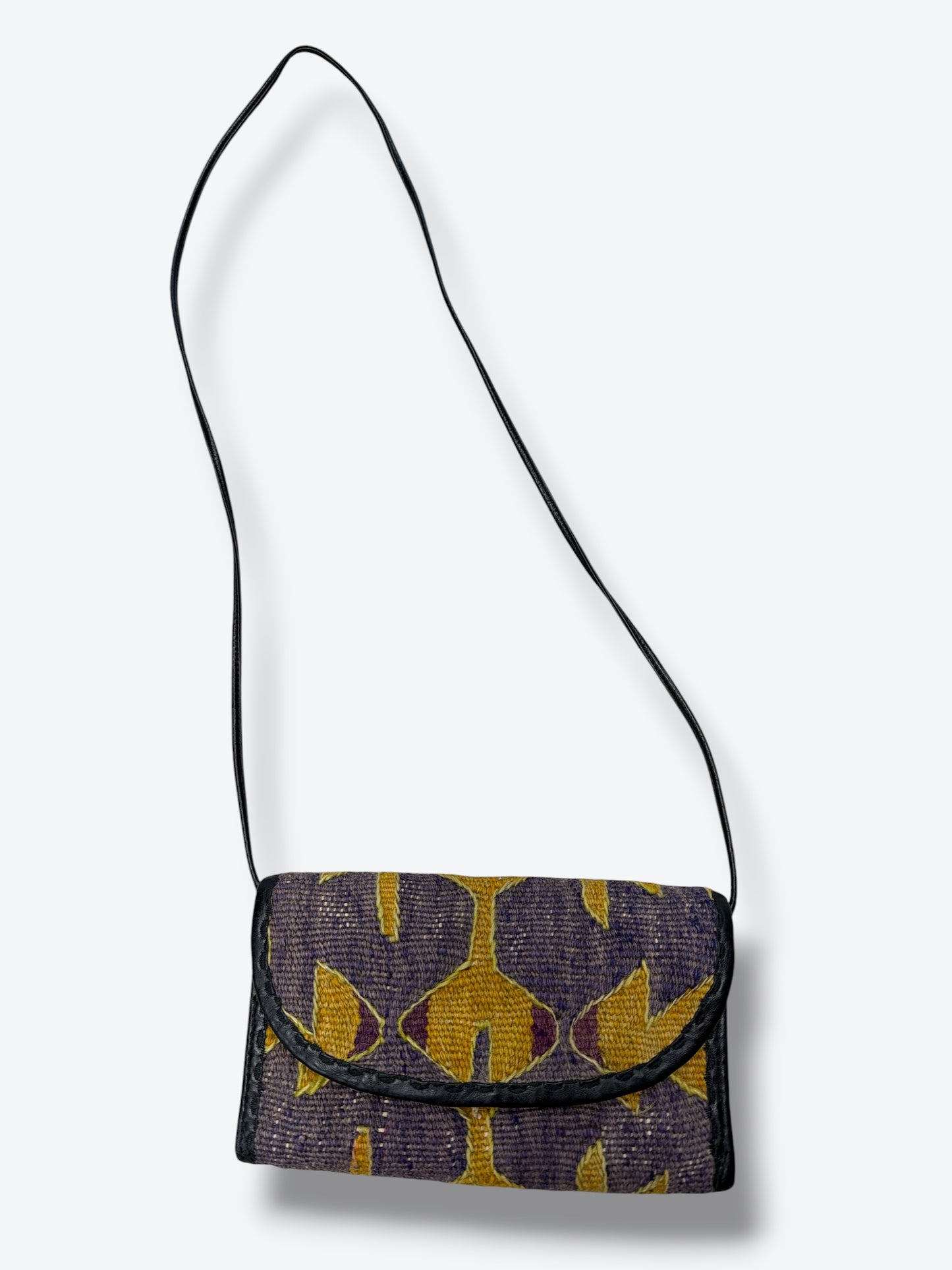 1990s Joan & David Tapestry Clutch/Shoulder Bag