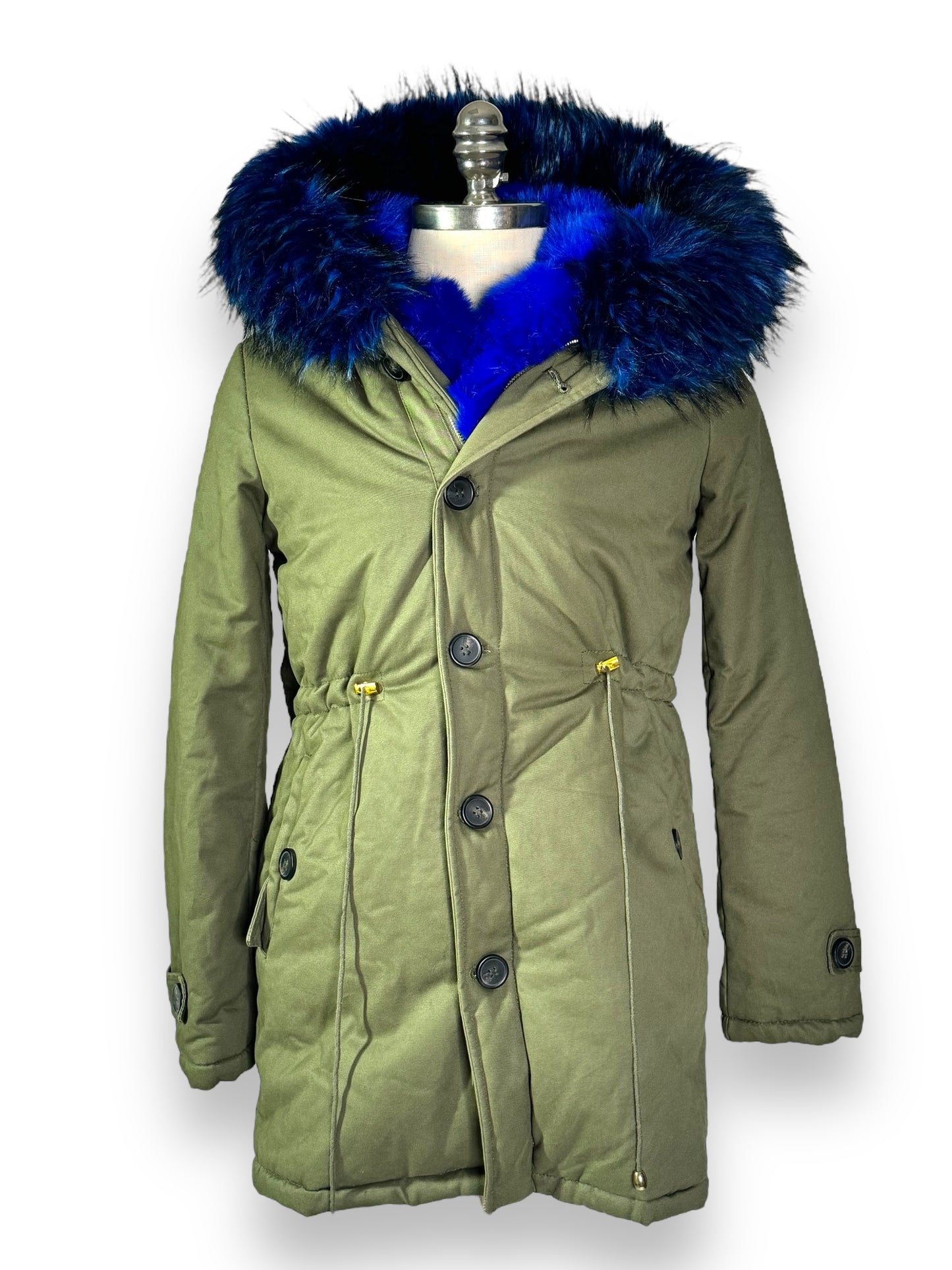 Trend: Hunter Green and Faux Fur Cargo Jacket