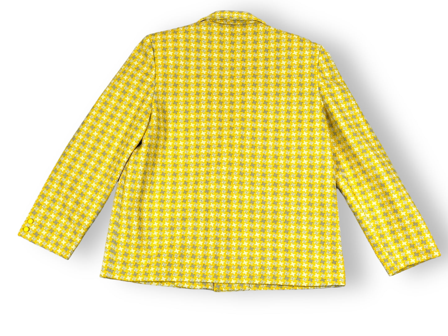 1950s Yellow + Gray Leisure Jacket