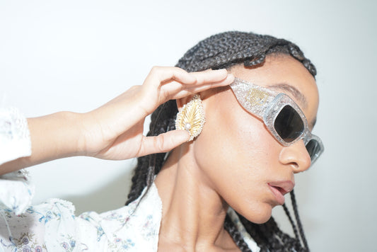 Trend: Chiara Ferragani Glitter Sunglasses w/Case