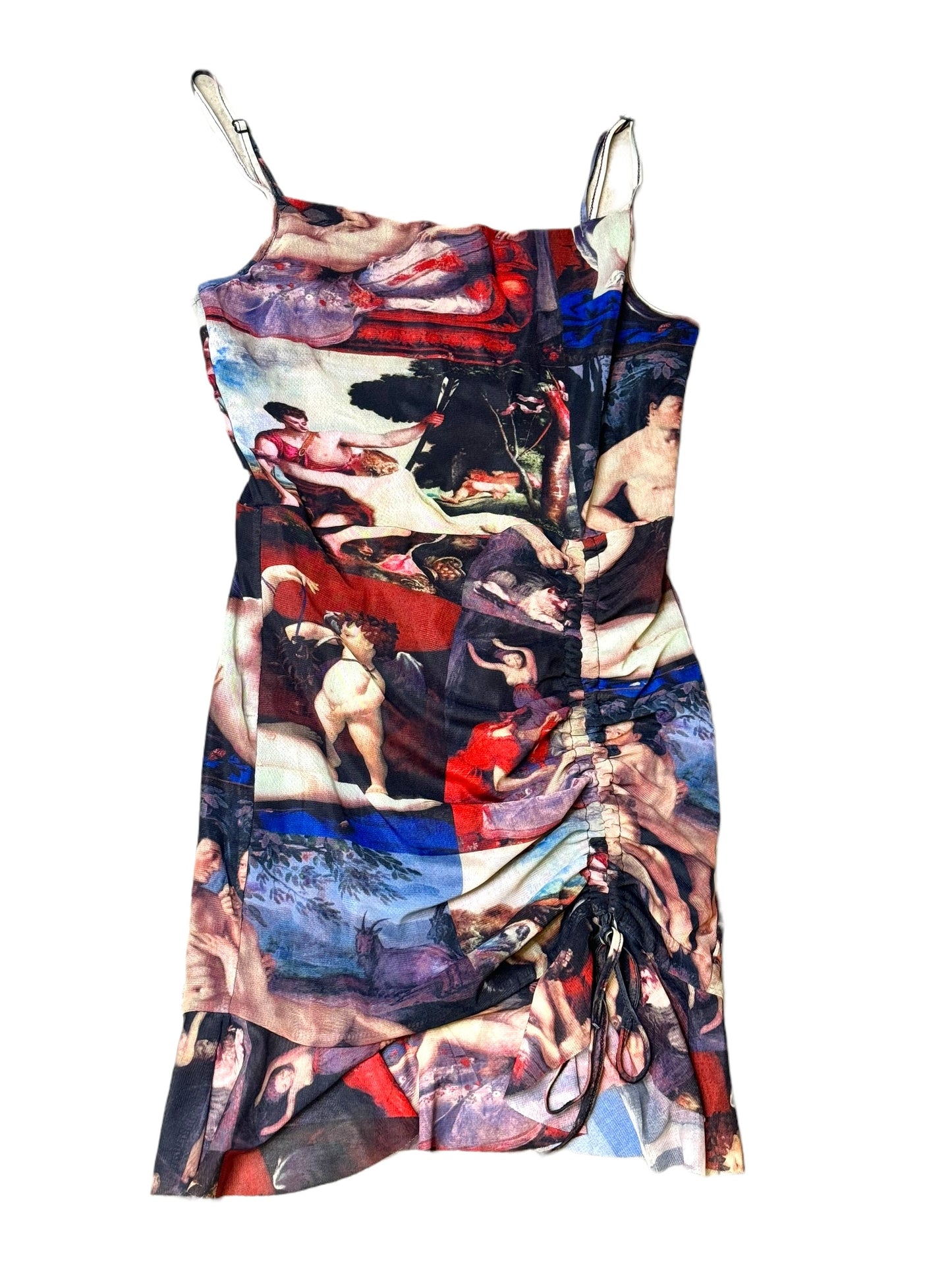 Y2K Renaissance Scene Mini Ruche Dress