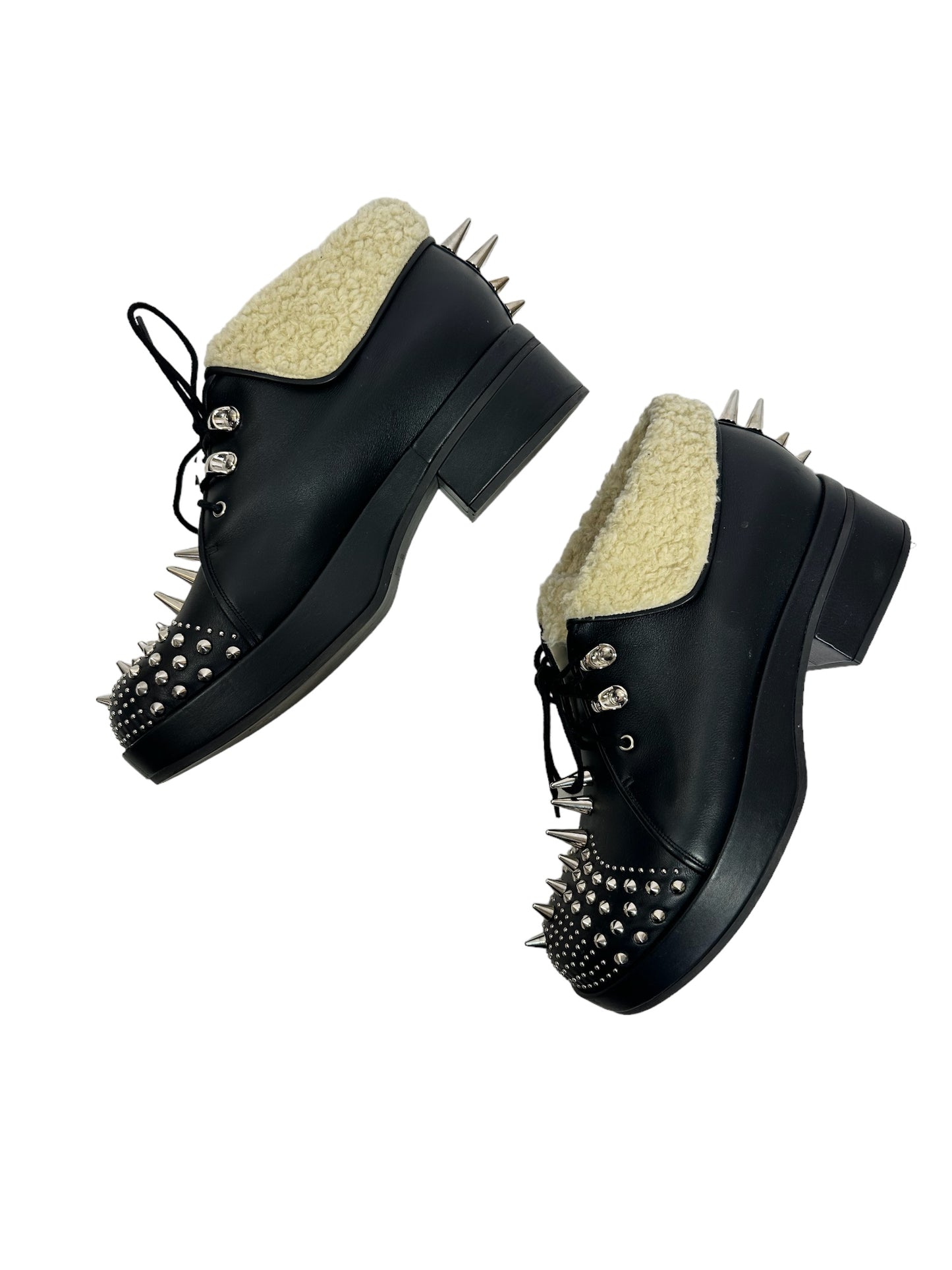 2000s Gucci Studded Shearling Boots