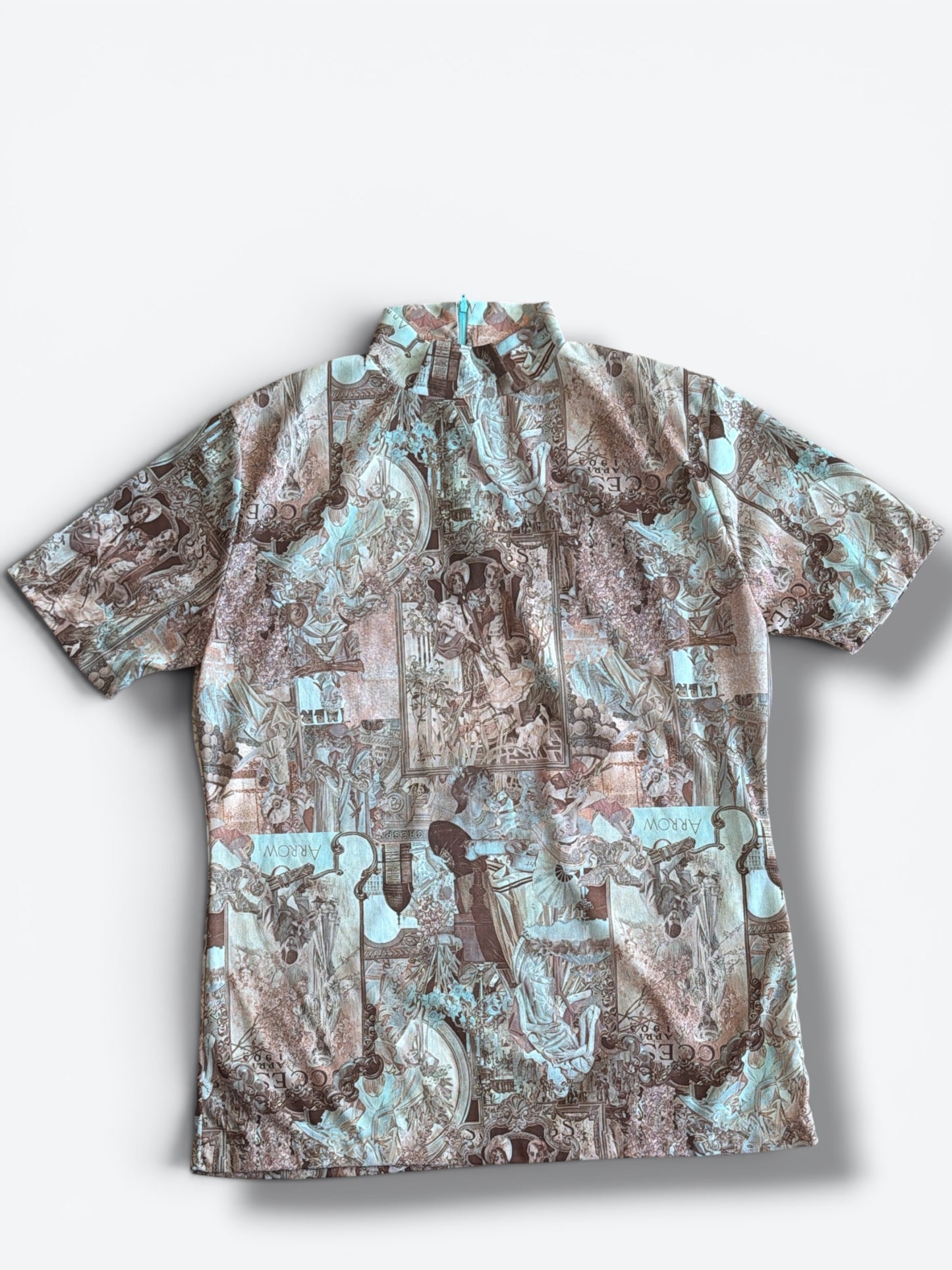 Vintage “Grès Paris” Museum Print Shirt