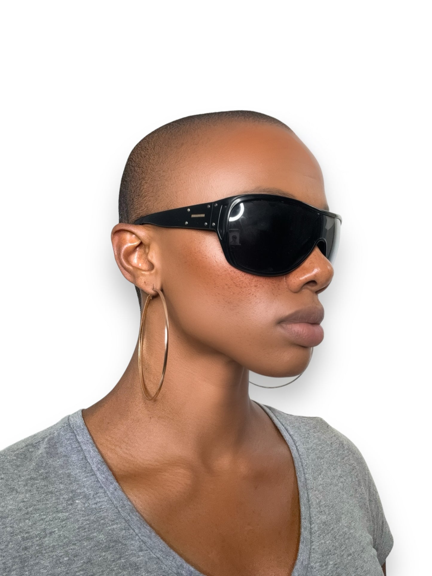 Y2K Valentino Black Sunglasses