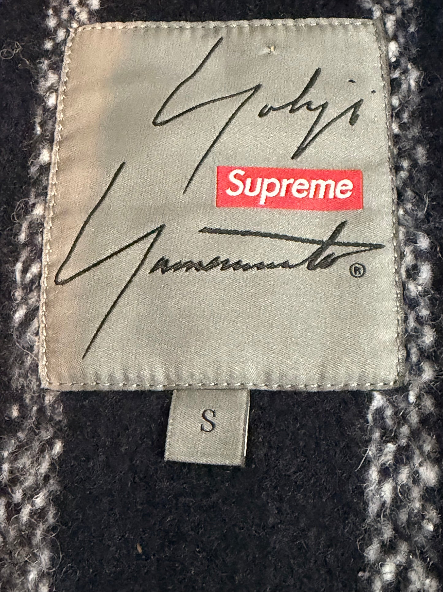Supreme X Yohji Yammato Vintage Baja Stripe Zip-Up Hoodie
