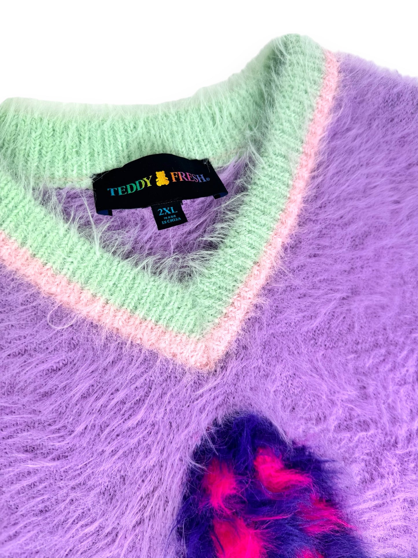 Trend: Teddy Fresh Furry Varsity Top