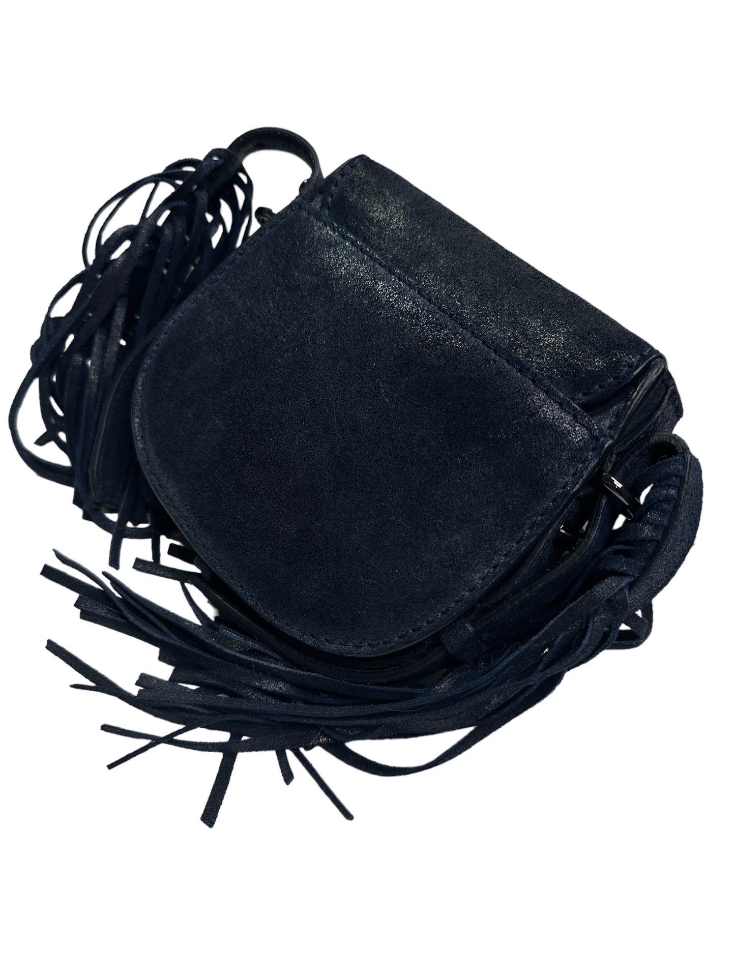 2000s Stuart Weitzman Stud Fringe Mini Bag