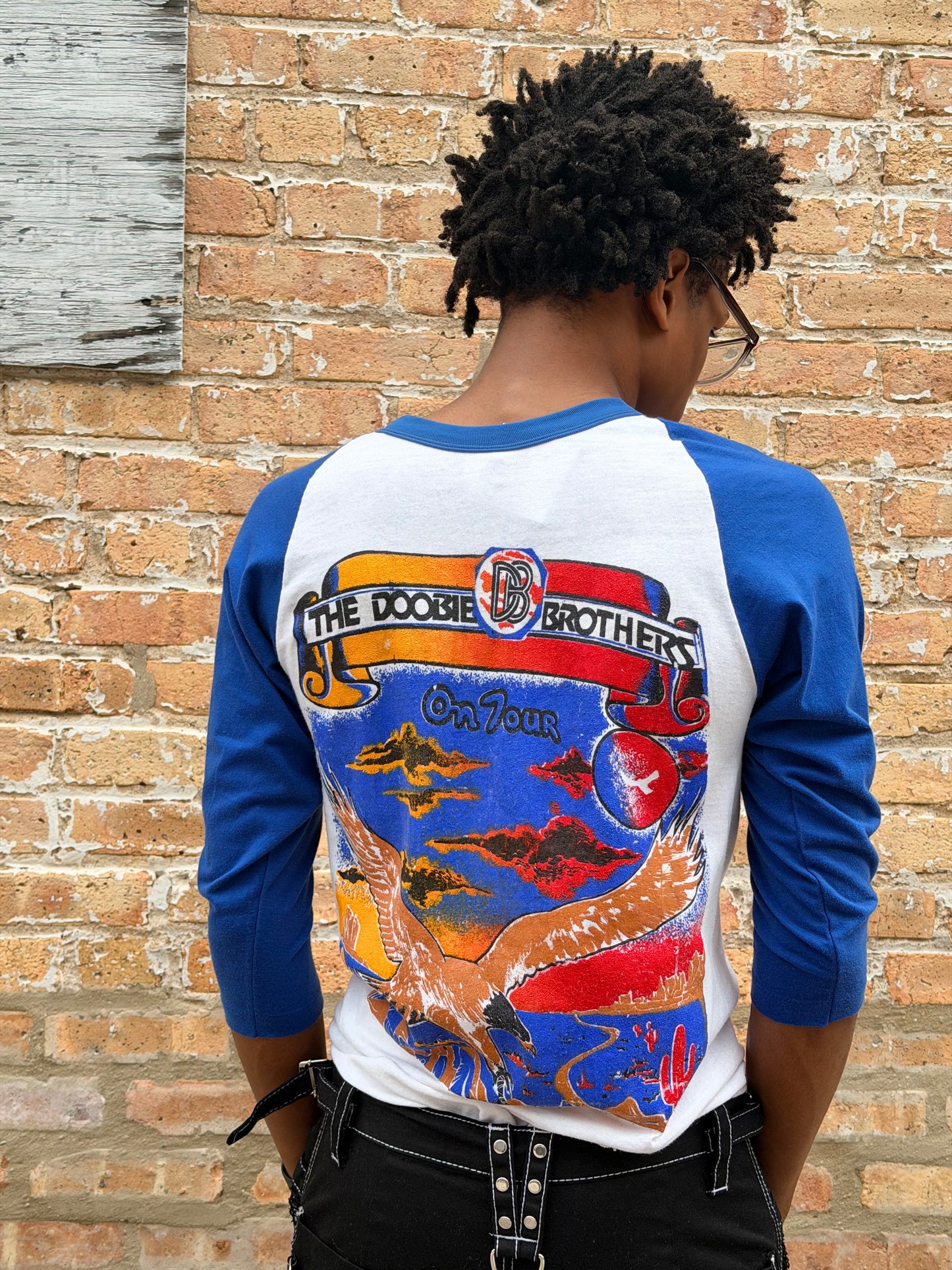 1970s Doobie Brothers Graphic Varsity T