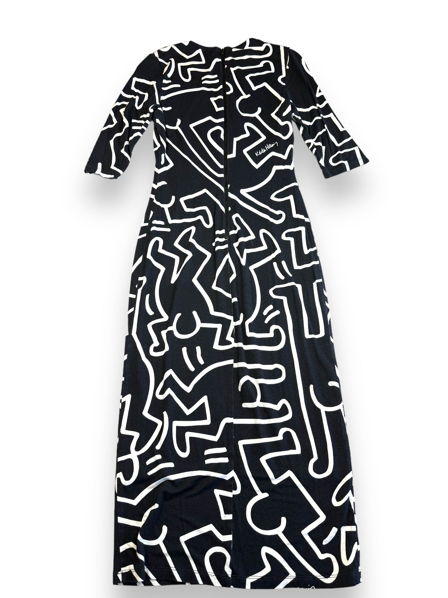 Trend: Alice + Olivia Black and White Keith Haring Body con Dress