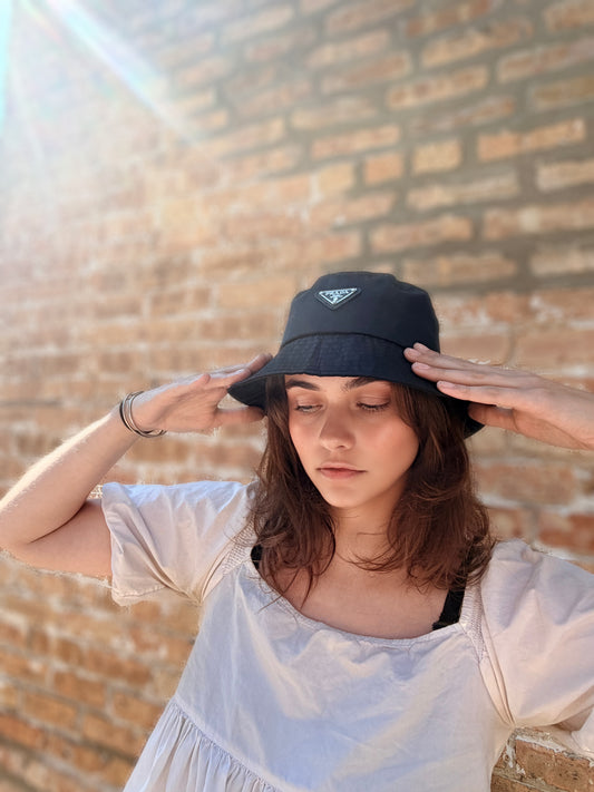 Y2K Prada Bucket Nylon Hat