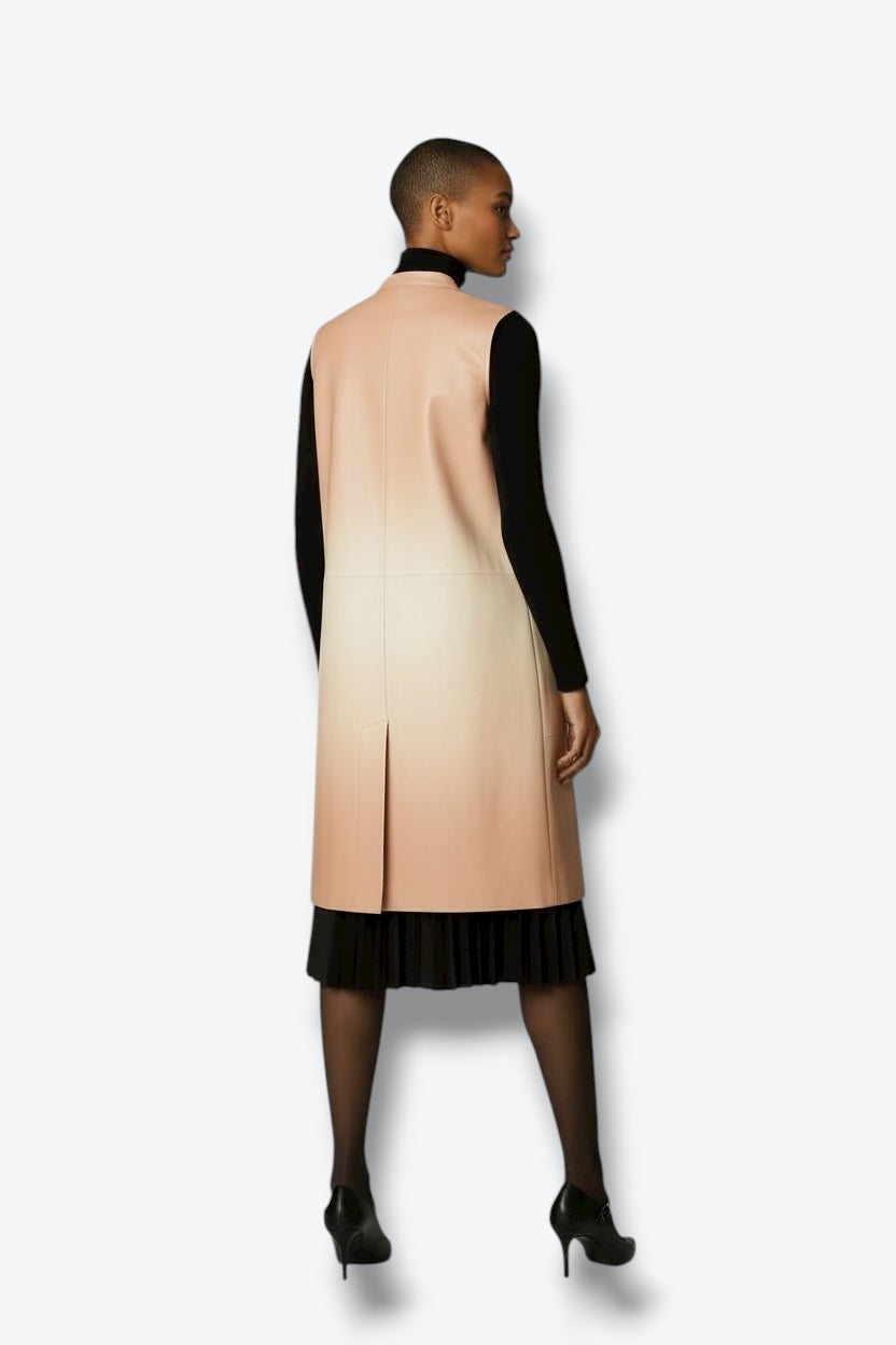Trend: Lafayette 148 Ombré Leather Vest