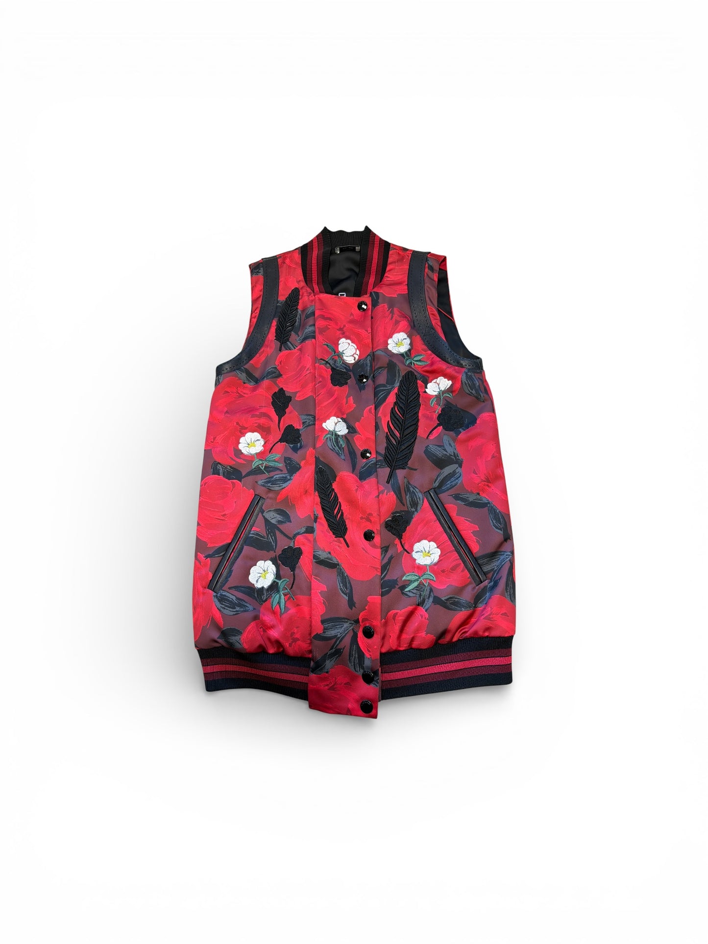 Y2K Coach Floral Rebels Varsity Vest