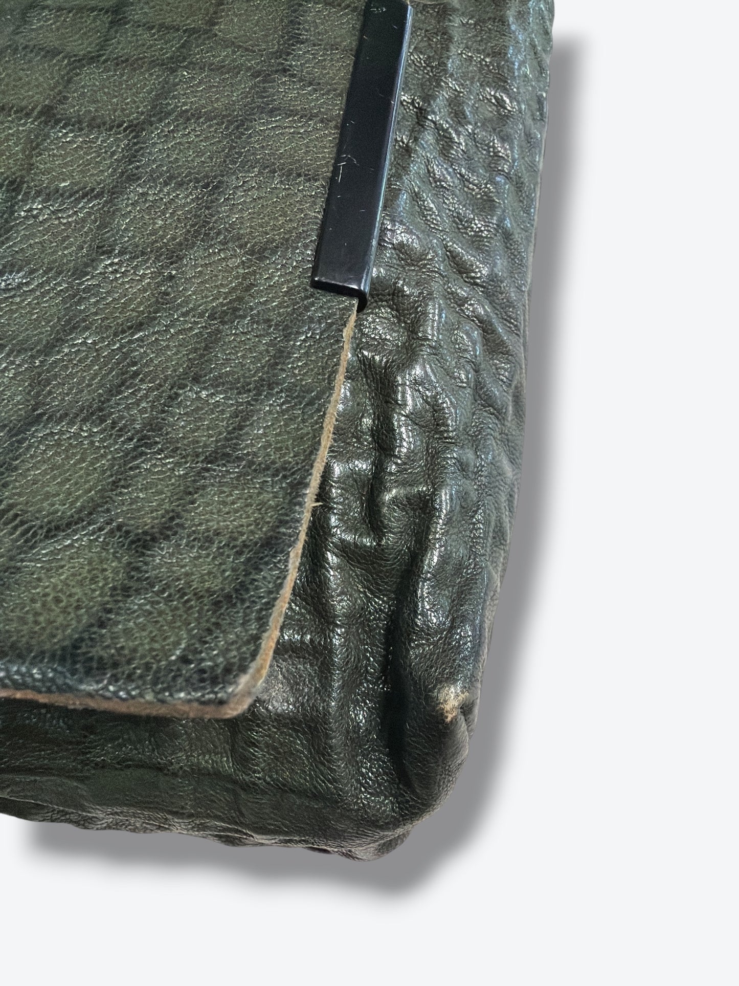 Daniella Lehavi Hunter Green Embossed Crossbody