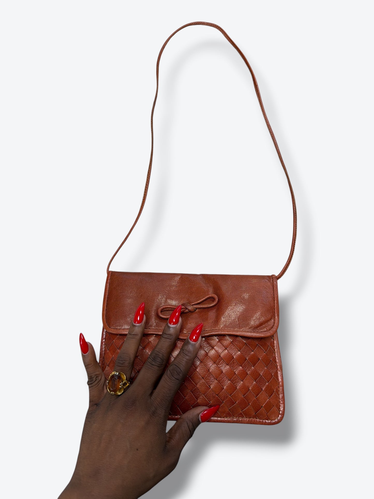 1970s Ernest Woven Leather Bag