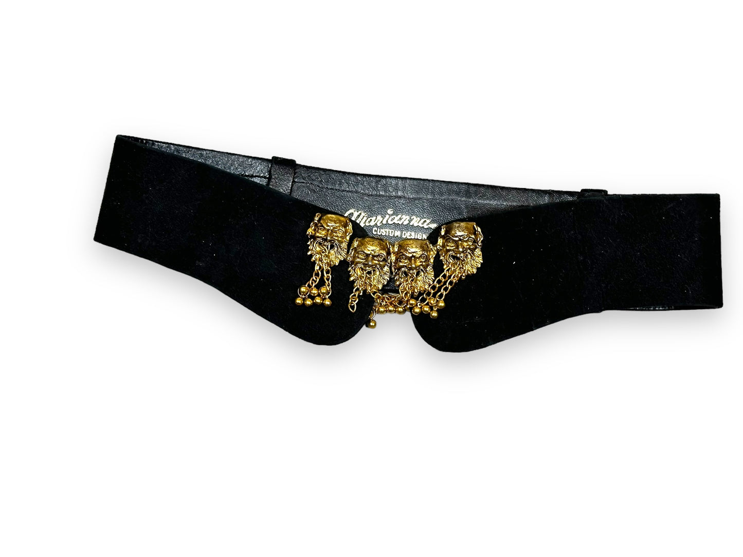 1970s Marianna Gold Face Belt