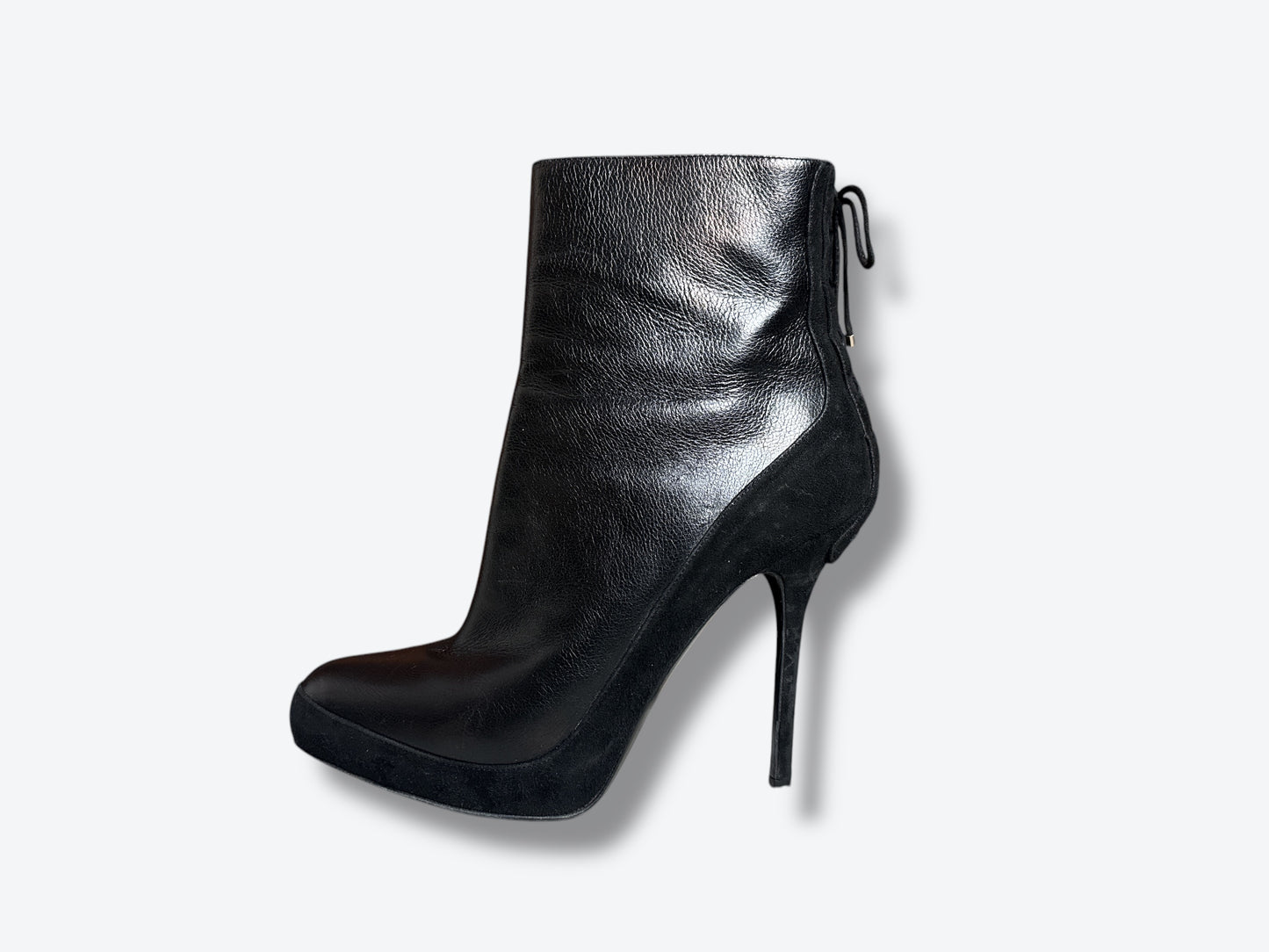 Y2K Dior Black Corset Bootie