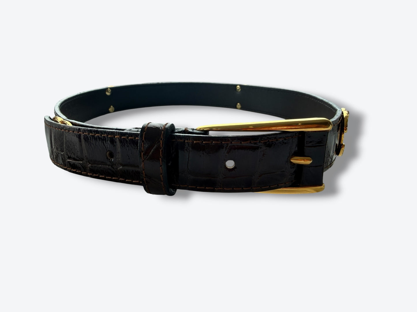 1980s CroVesi Embossed Belt