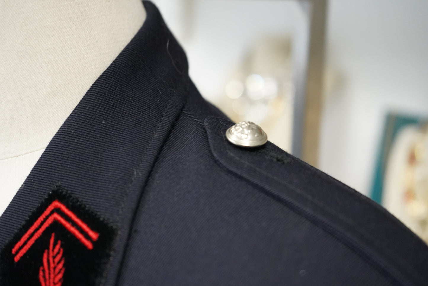 Vintage Belle Jardinère Parisian Military Jacket