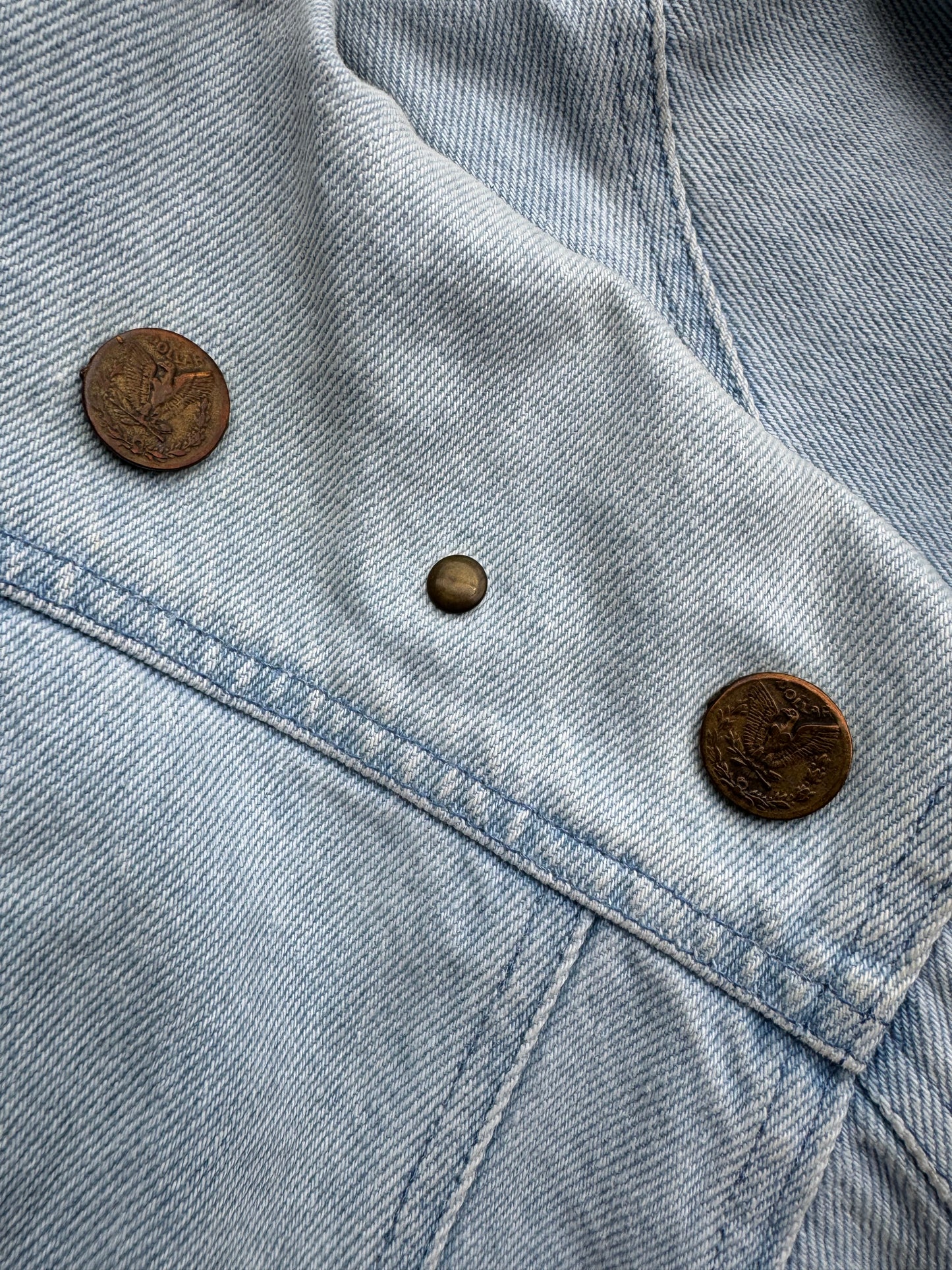 1980s Les Copains Denim Coin Jacket