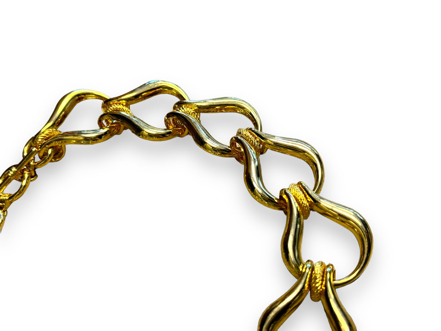 1990s Large Link Gold Chocker