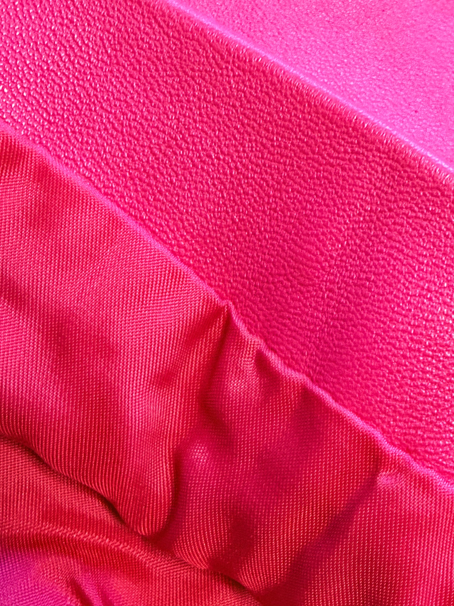 1990s Tannery West Fuchsia Leather Skirt