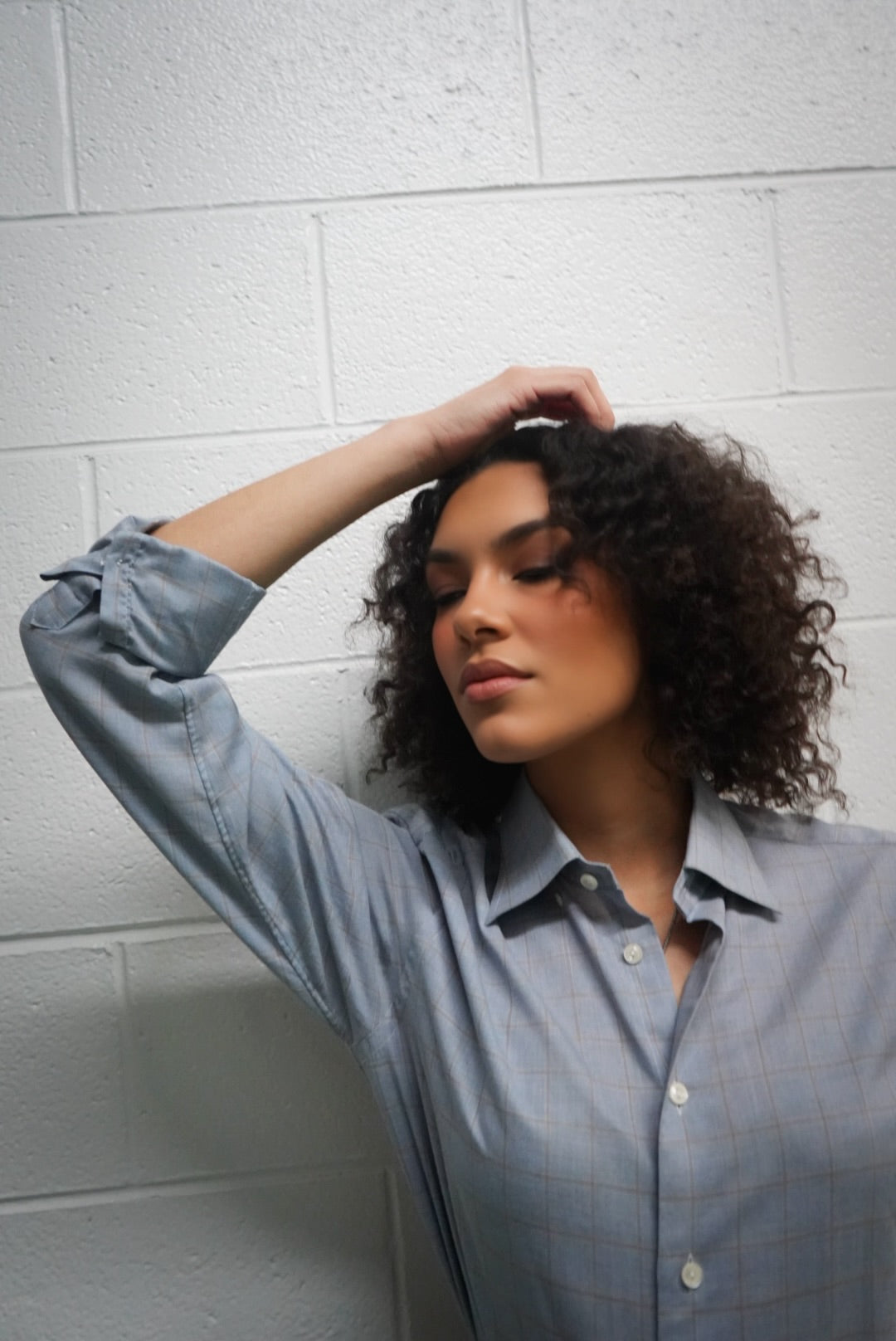 Y2K Eton Slim Fit Button Up