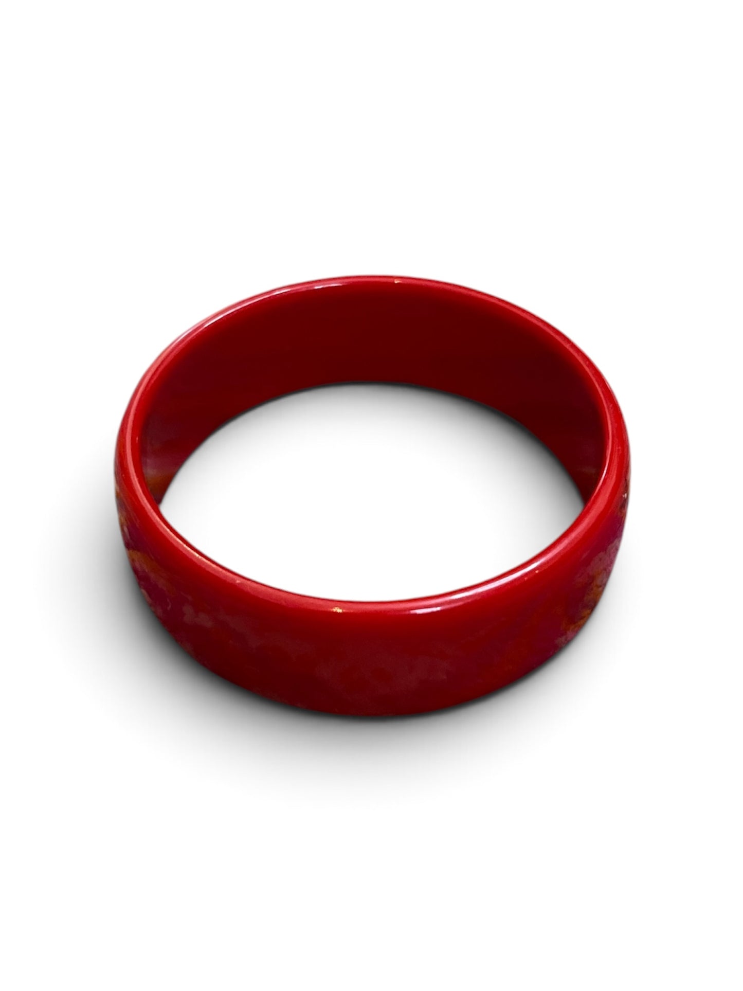 1960s Red Bakelite Bangle