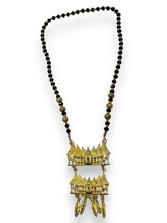 Vintage Shanghai Chic Beaded Necklace