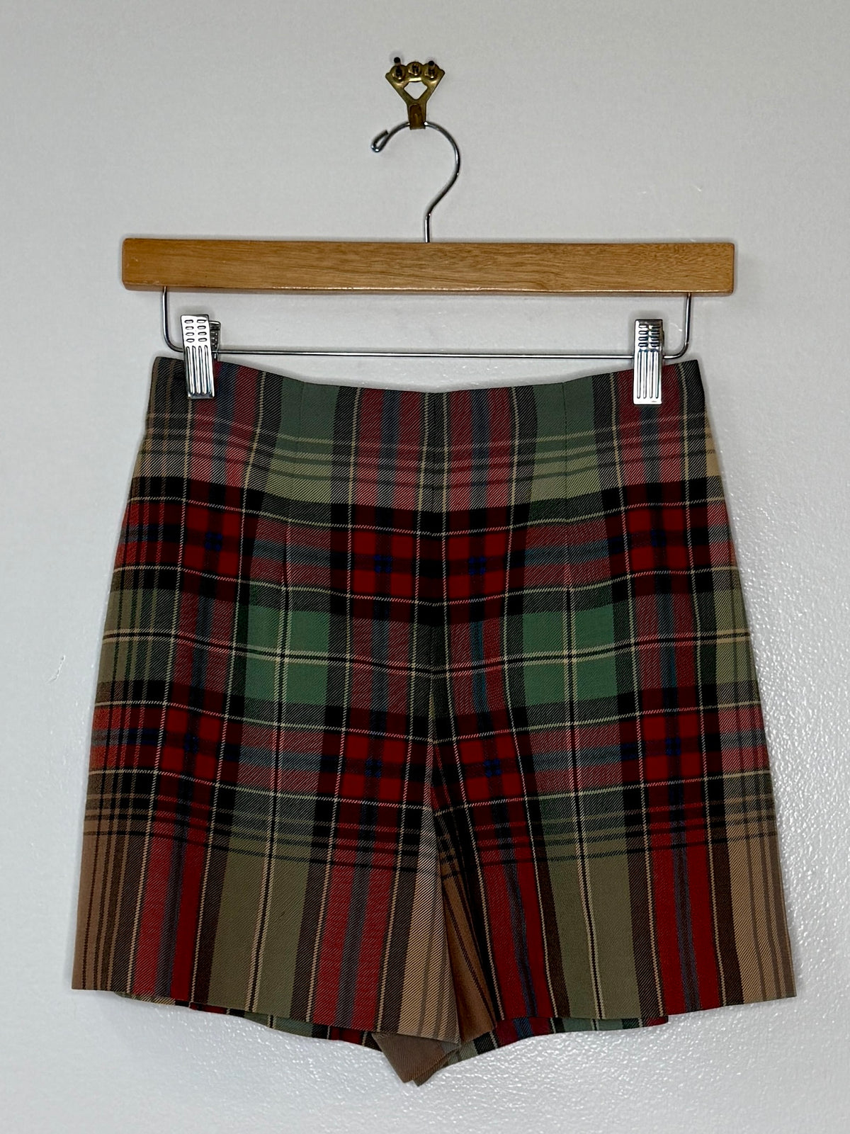 1990s Ralph Lauren Plaid Shorts