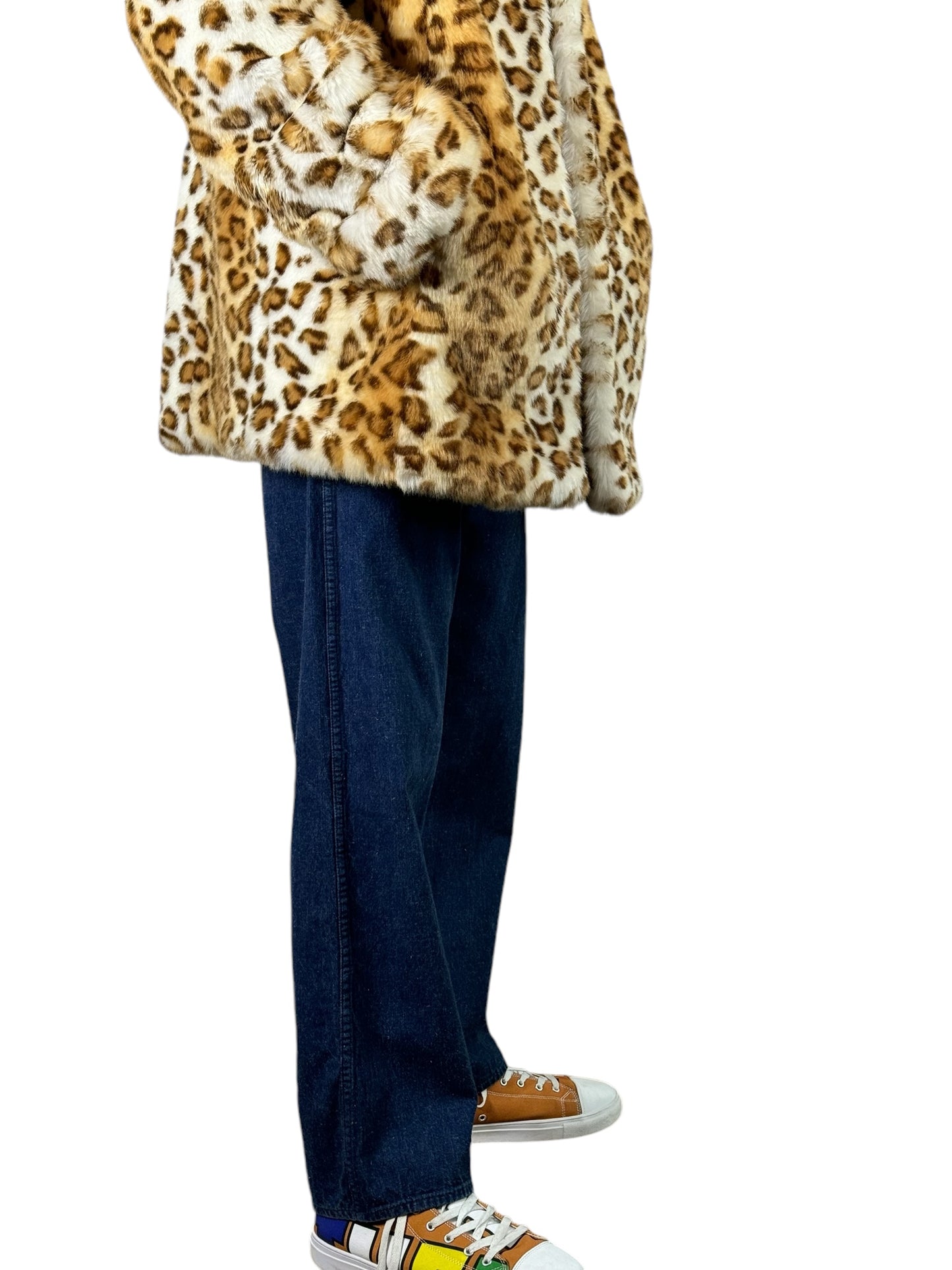 1980s - 1990s “Dennis by Dennis Basso” One Button Faux Cheetah Jacket