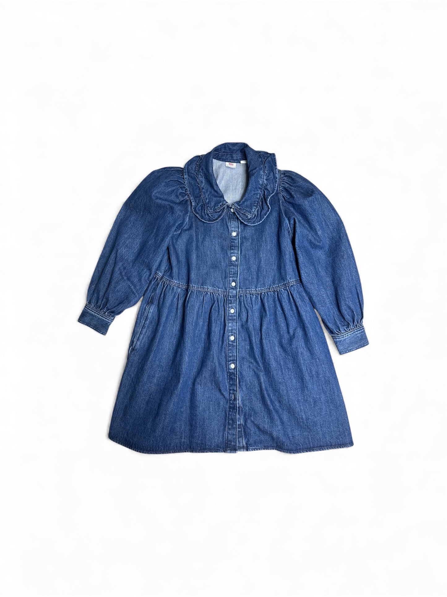 Y2K Prairie Revival Levi’s Denim Bib Dress