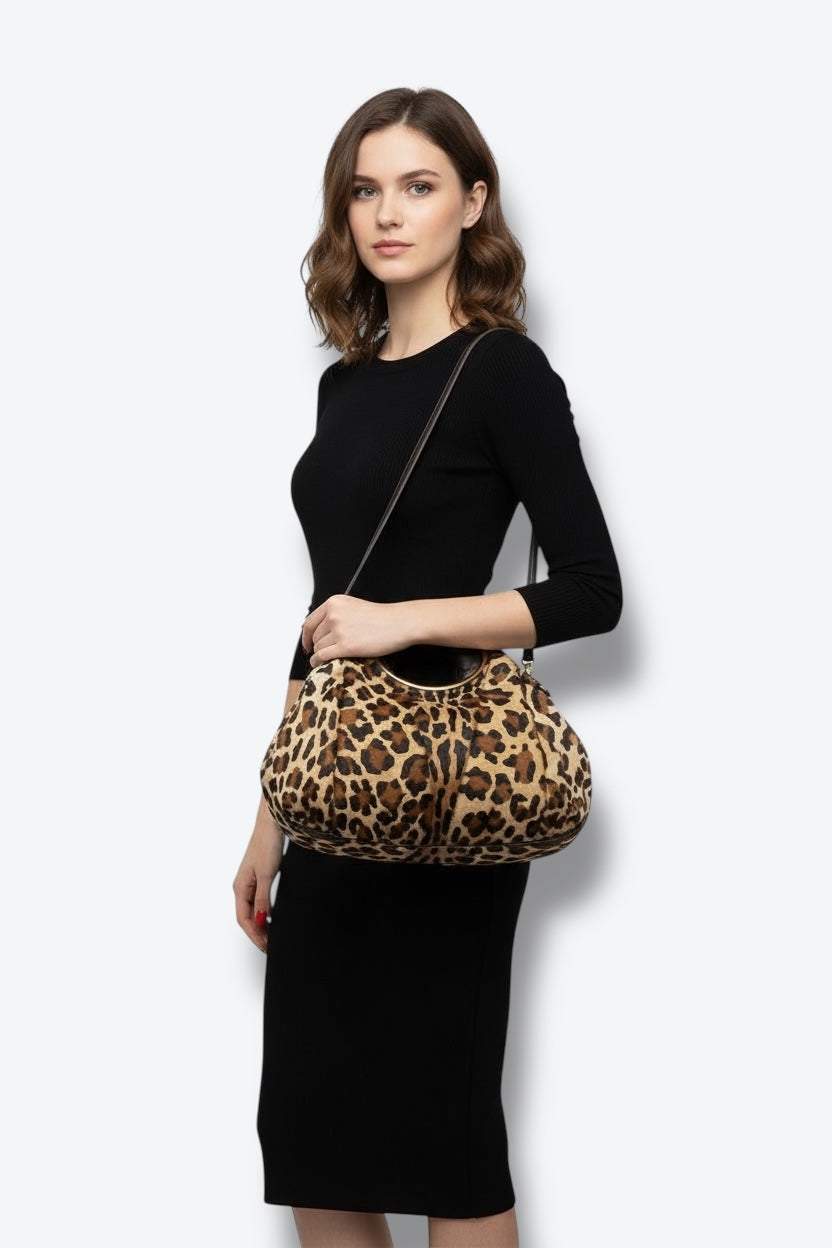 2000s Jane August Cheetah Convertible Crossbody