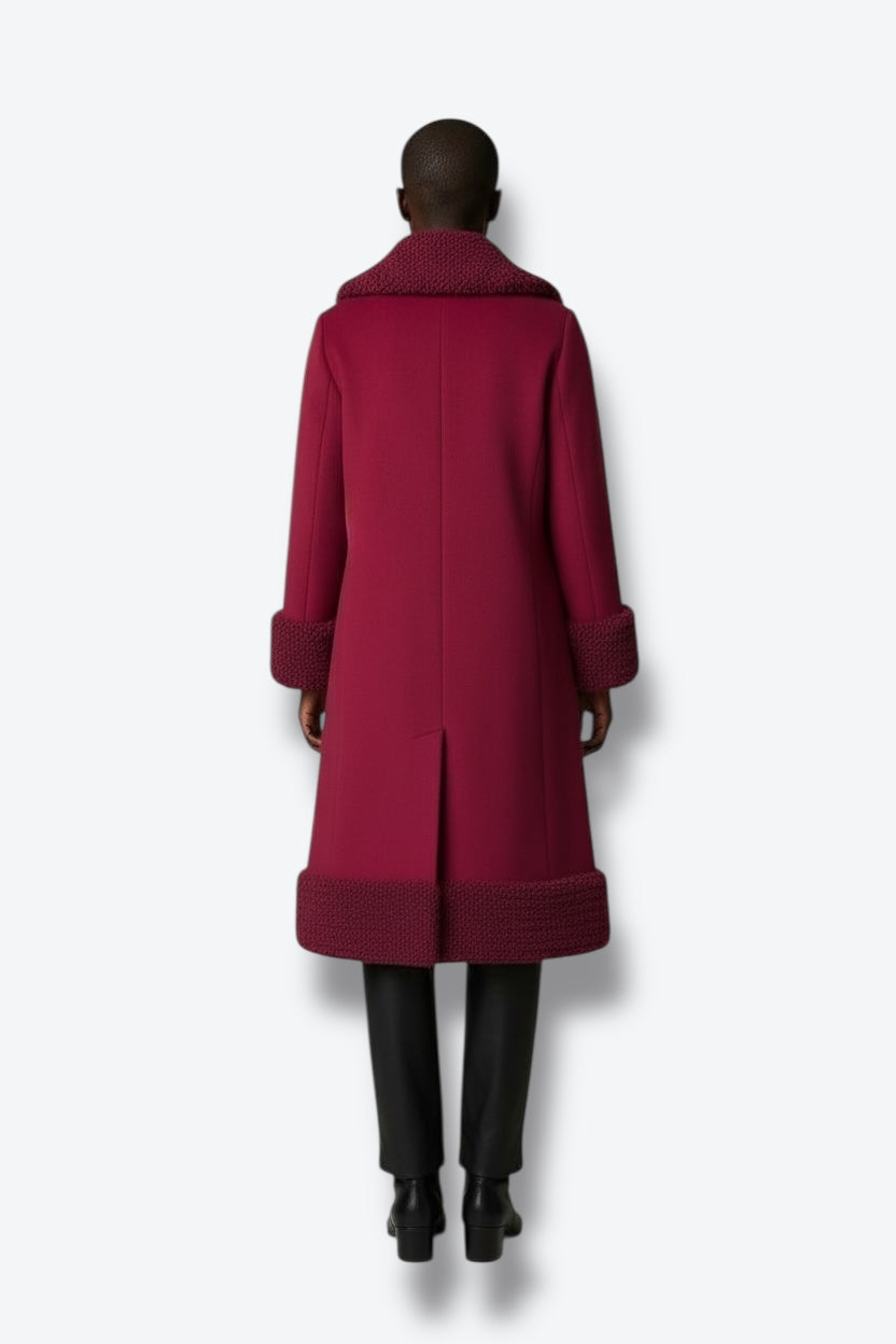 1950s Curly Wool Hot Pink Sweater (As Is)