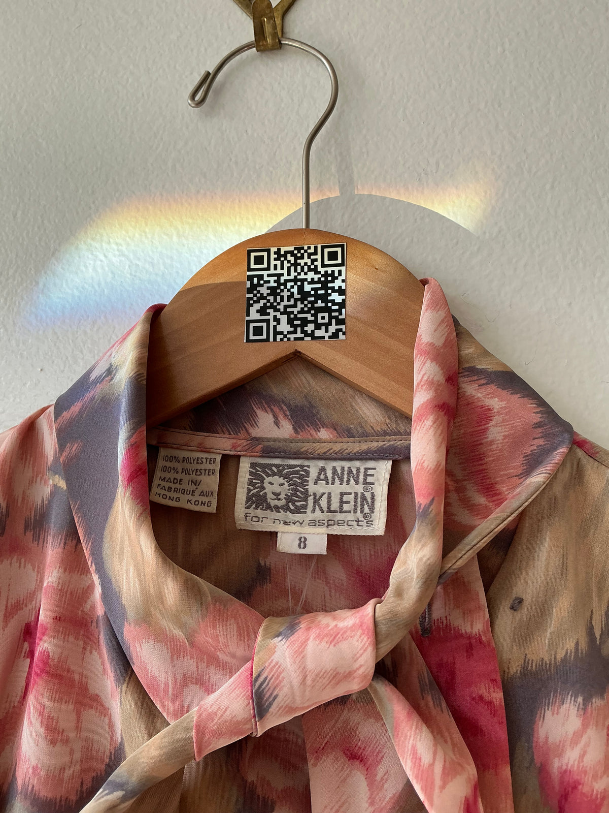 Anne Klein Floral Bow Top