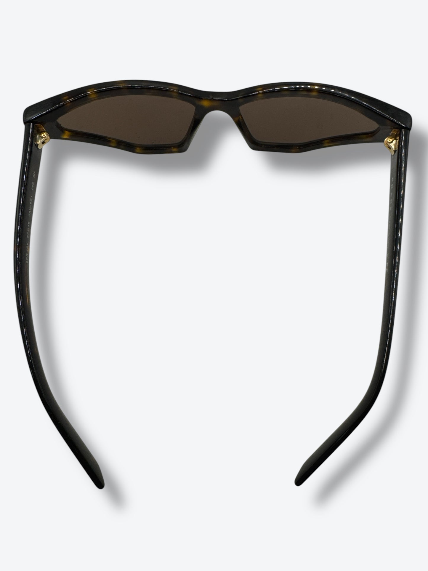 Y2K Prada Cat Eye Tortoise Sunglasses (SPR 12V / 2AU-8C1)