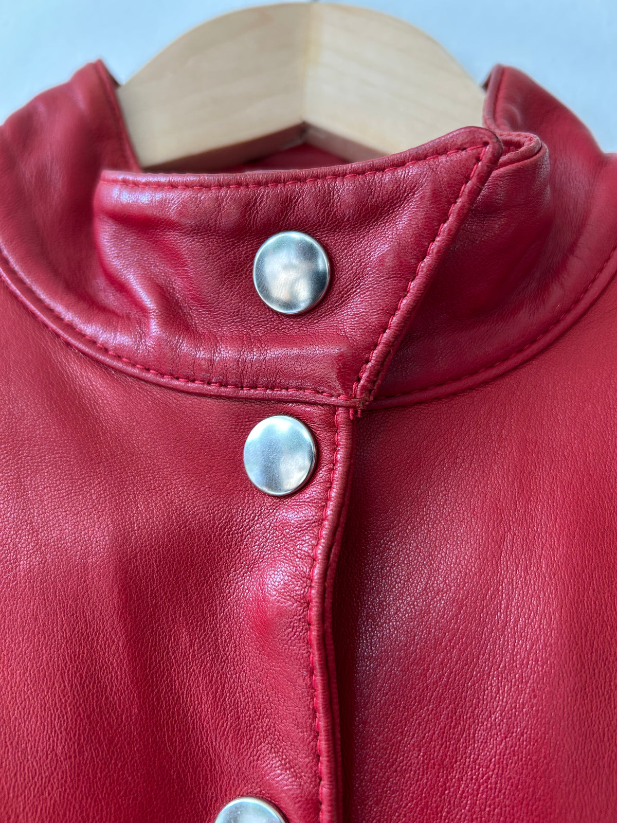 1980s Marc Laurent Red Cropped Jacket