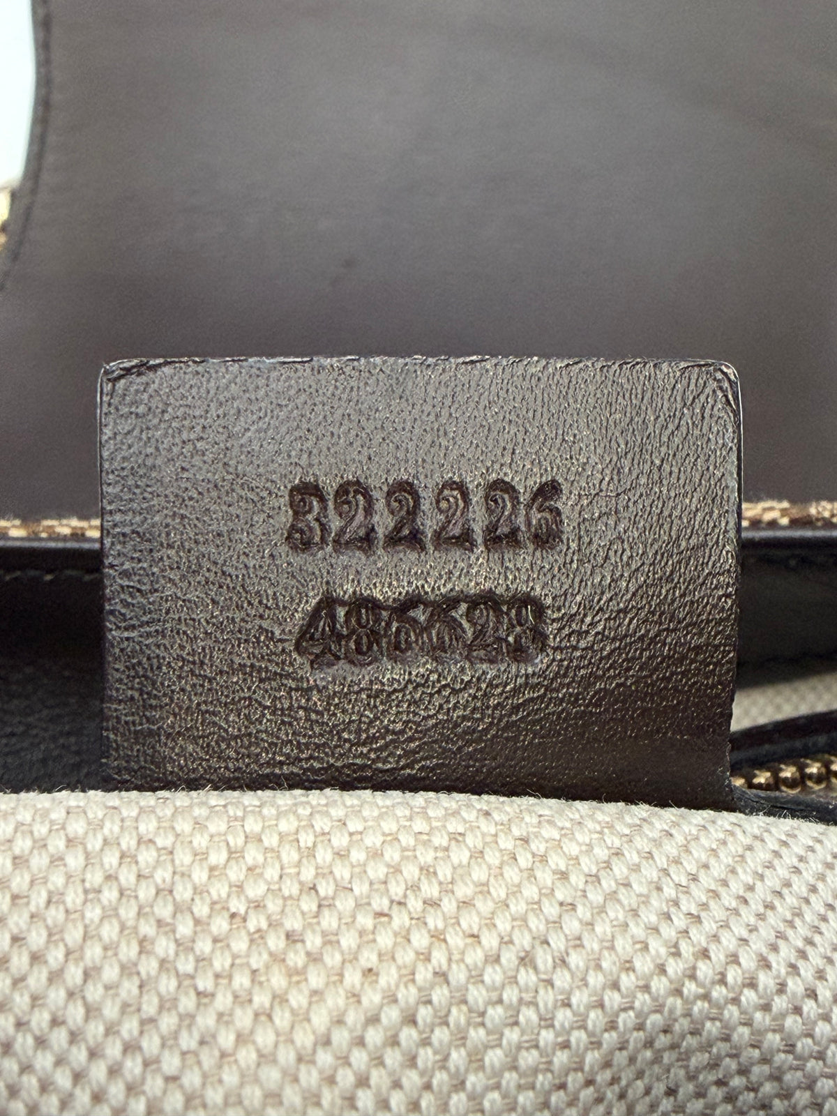 Gucci GG Canvas “Emily” Original Chain Hobo Bag