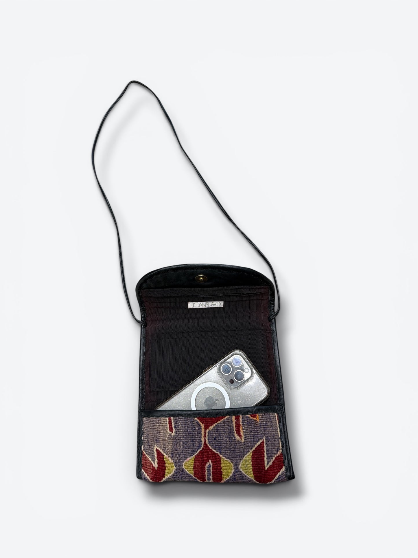1990s Joan & David Tapestry Clutch/Shoulder Bag