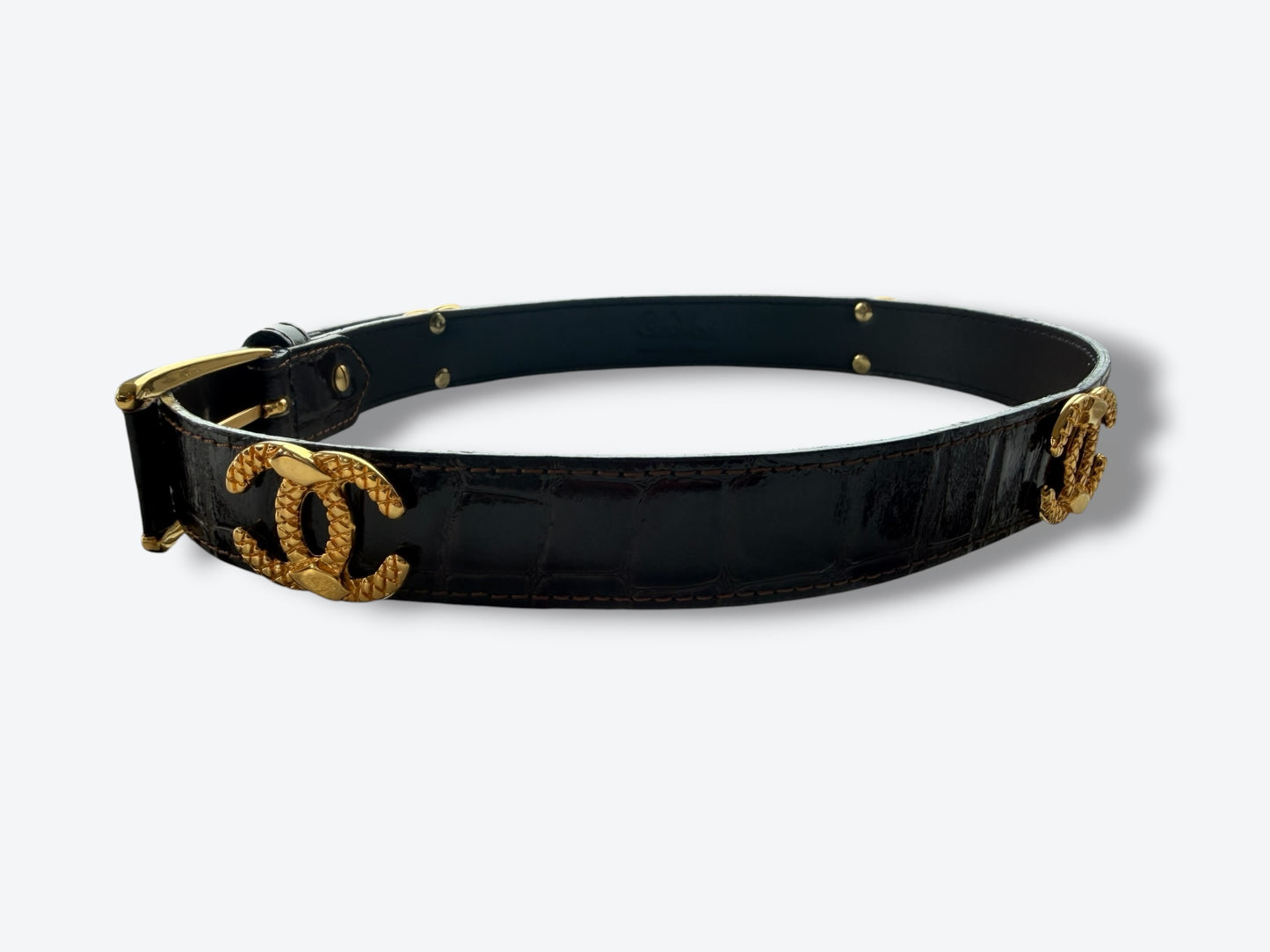 1980s CroVesi Embossed Belt